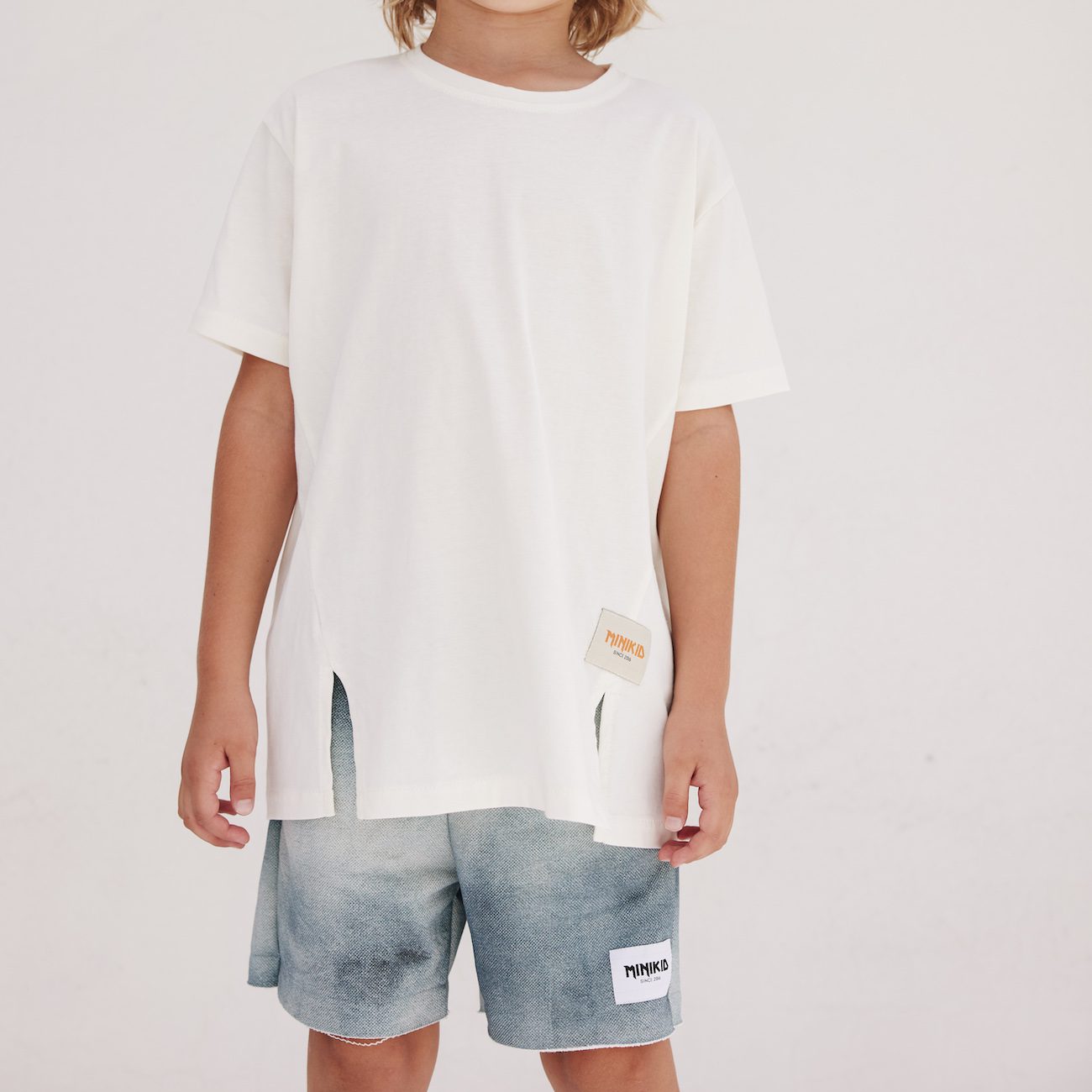 Asymmetric Cream T-Shirt