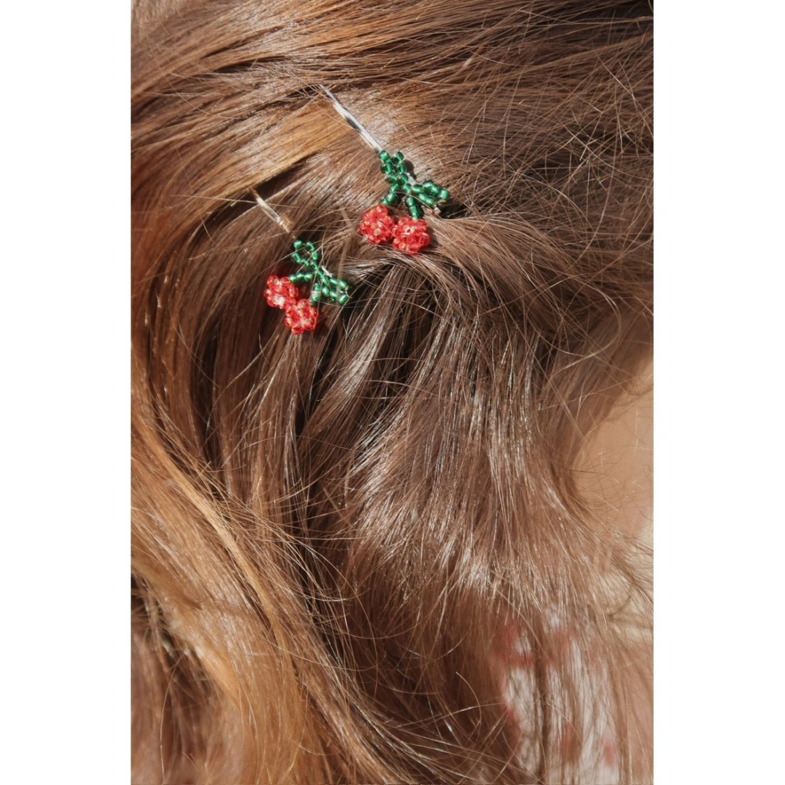 4 Pack Mini Cherry Hair Pin