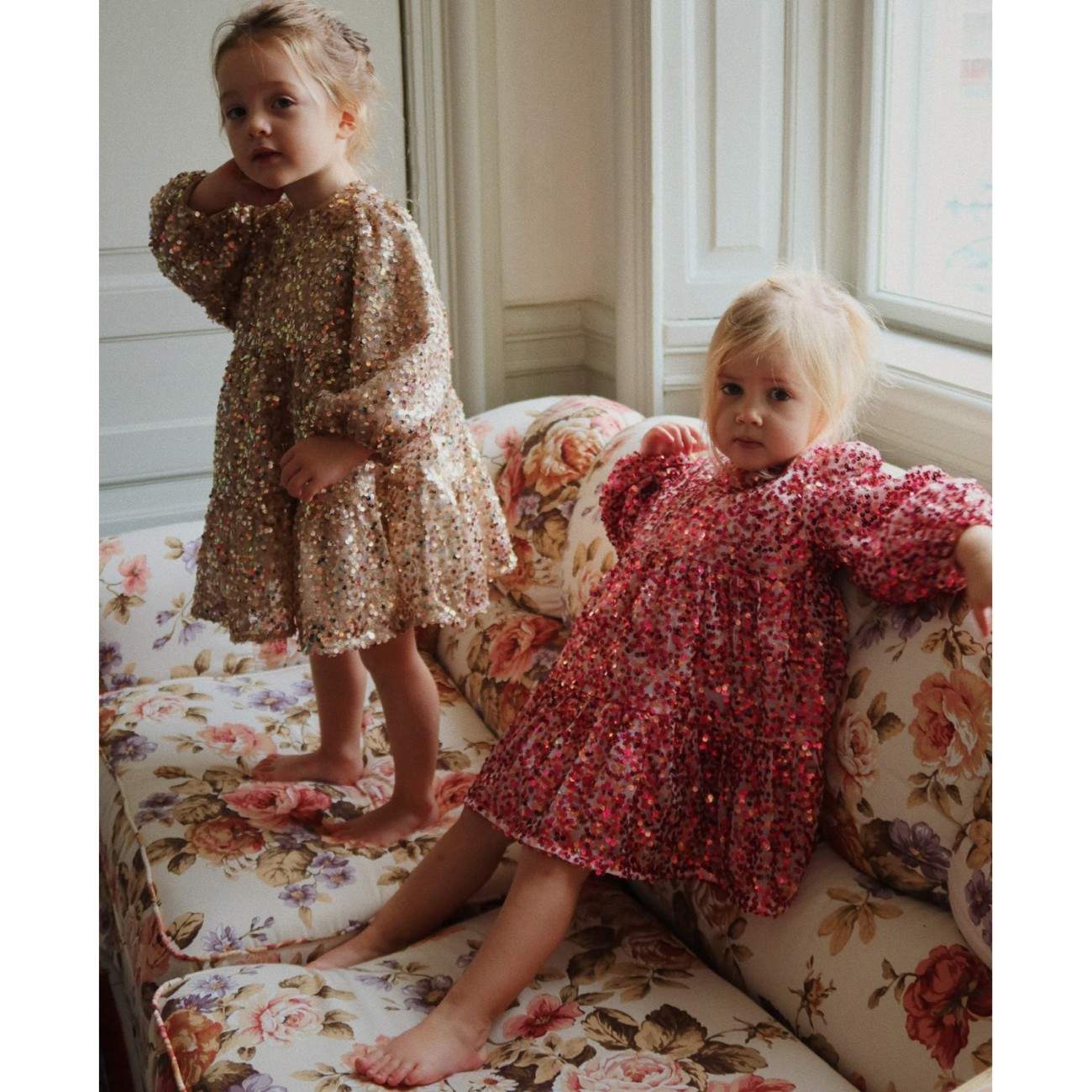 Lila Sequins Bow Dress