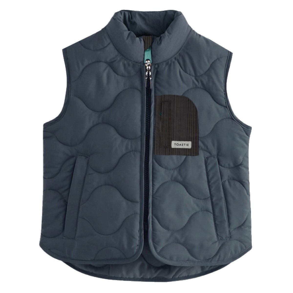 Modular Padded Gilet Storm Blue