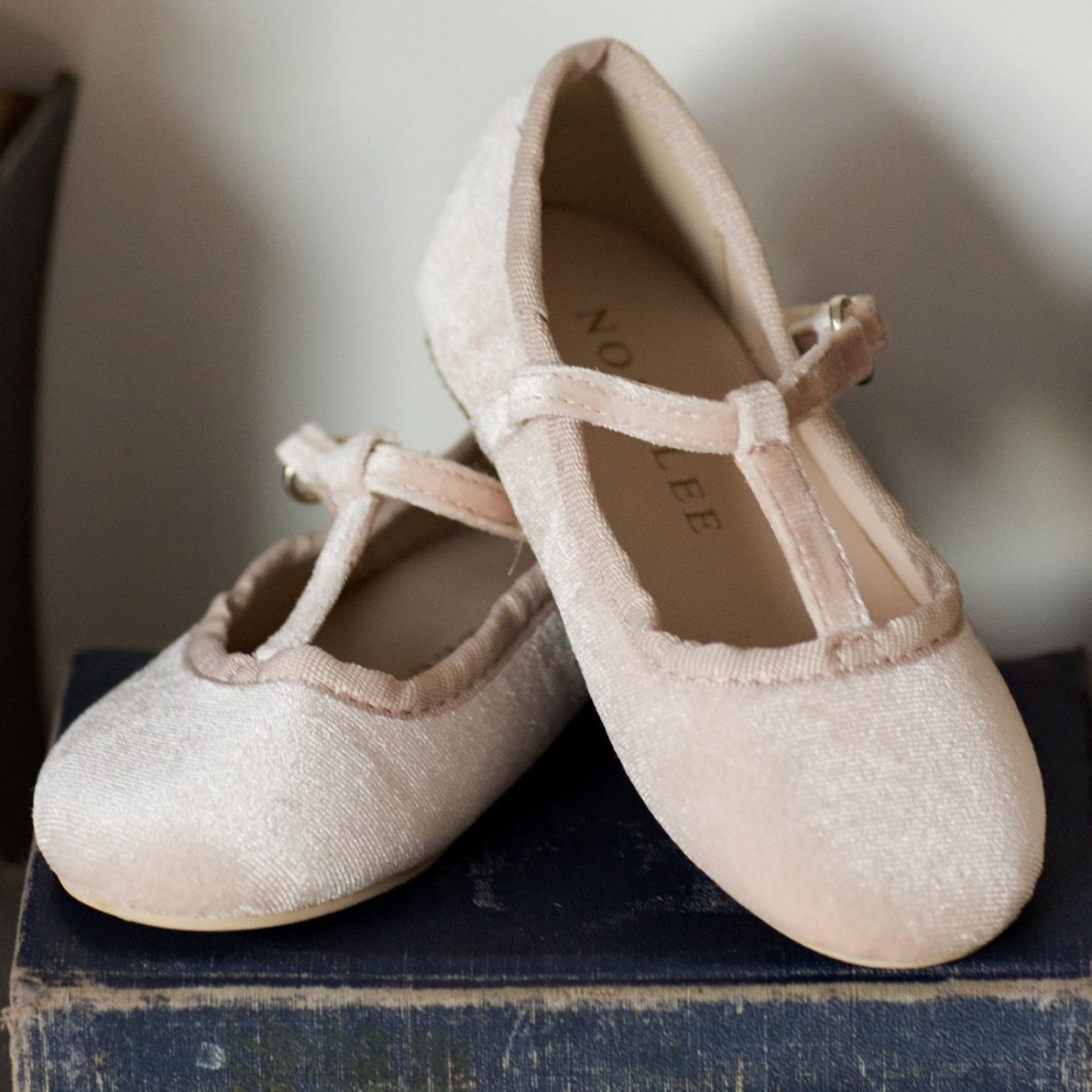 T-Strap Ballet Flats Rose