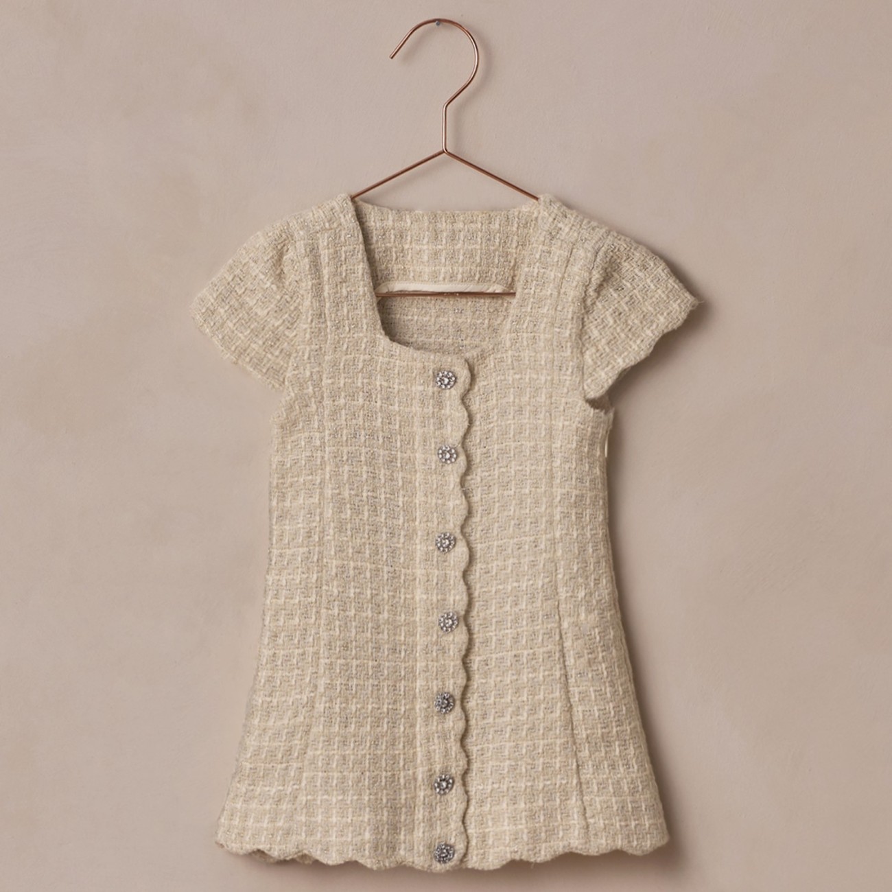 Gabrielle Dress Ecru