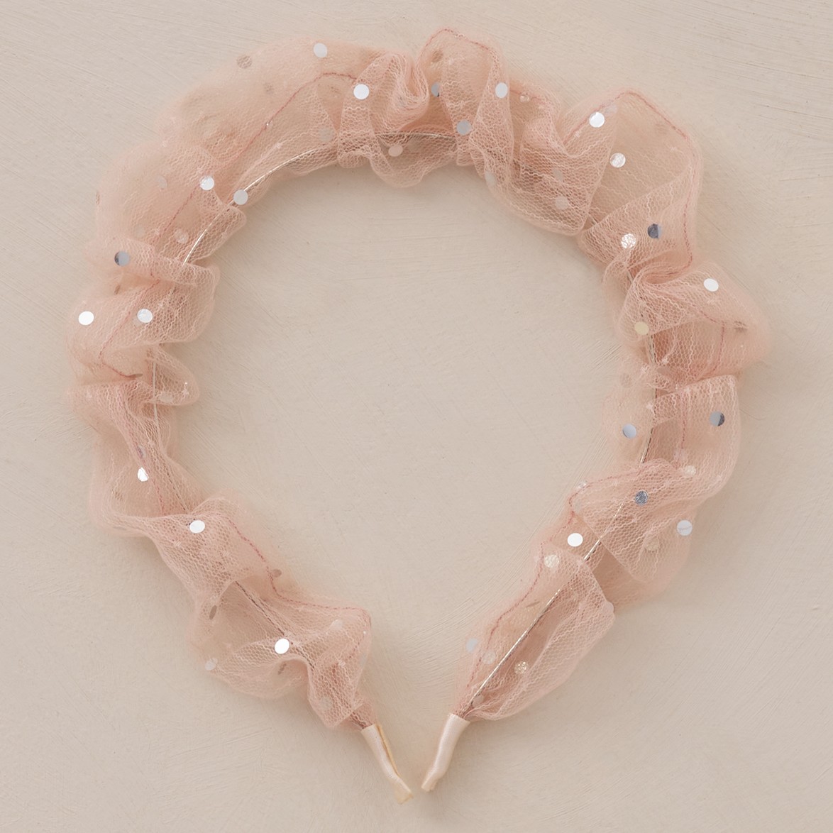 Gathered Headband Rose