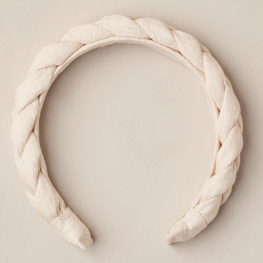 Braided Headband Ivory