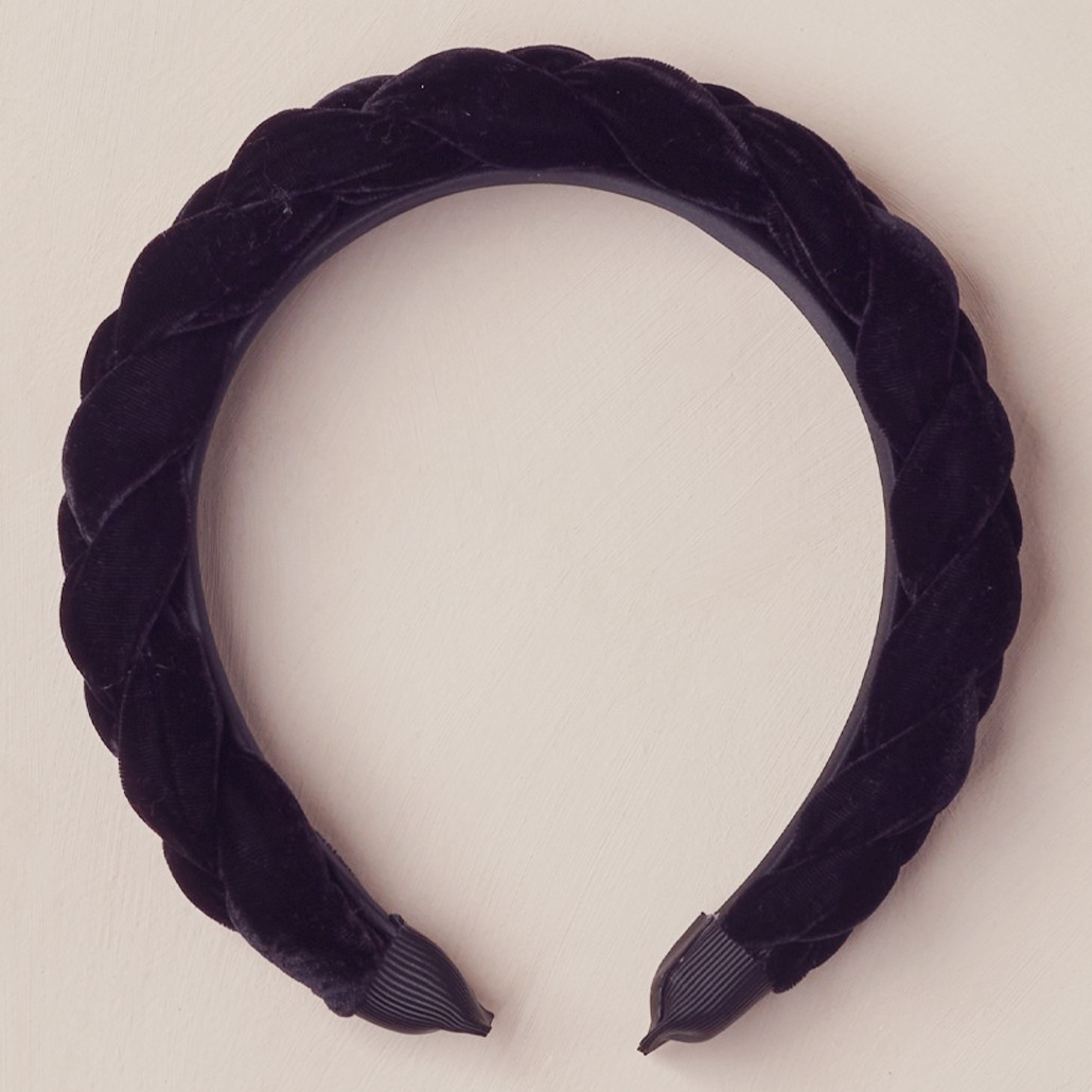 Braided Headband Black
