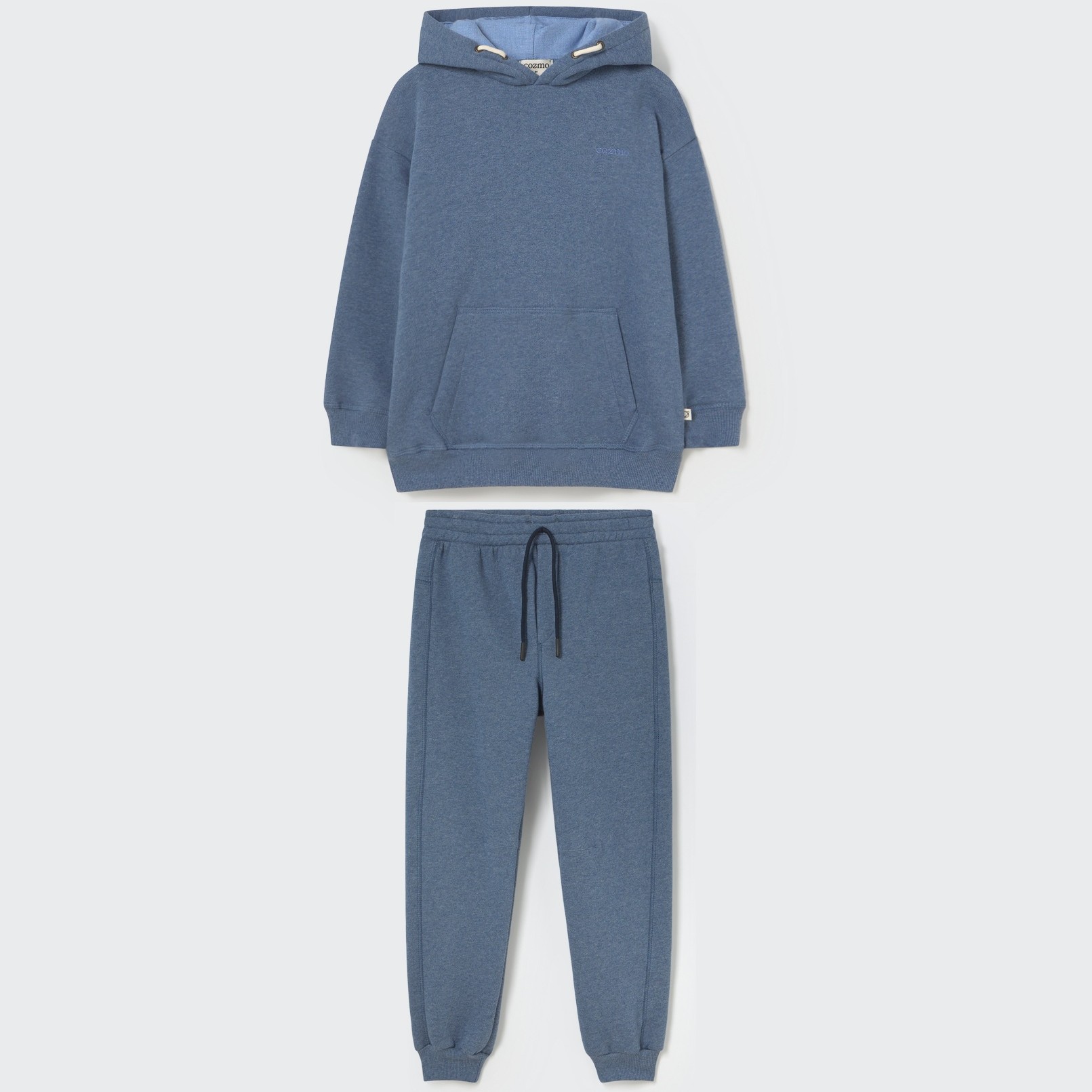 Orlando Hooded Sweatshirt & Rabat Pants Chambray Mélange fleece