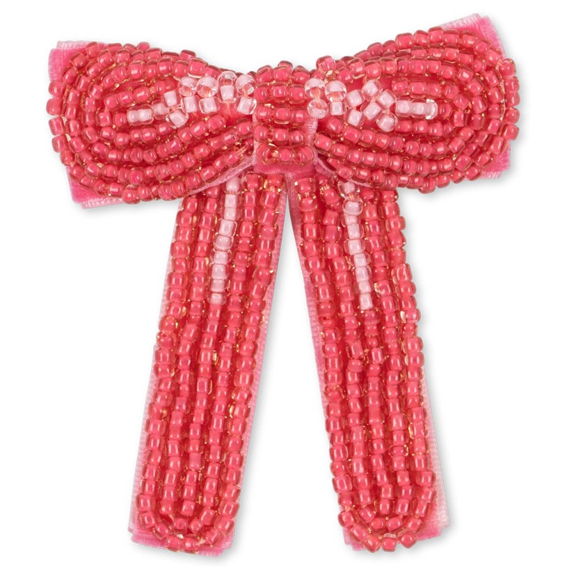 Pearl Bow Hairclip | Bubblegum