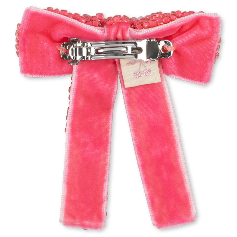 Pearl Bow Hairclip | Bubblegum