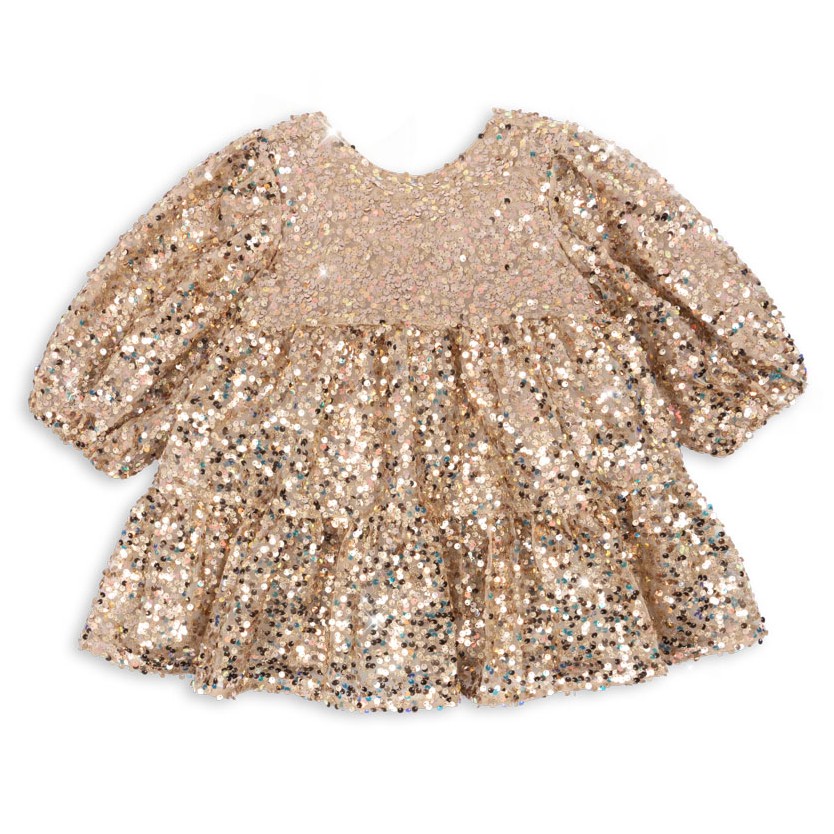 Lila Sequins Bow Dress