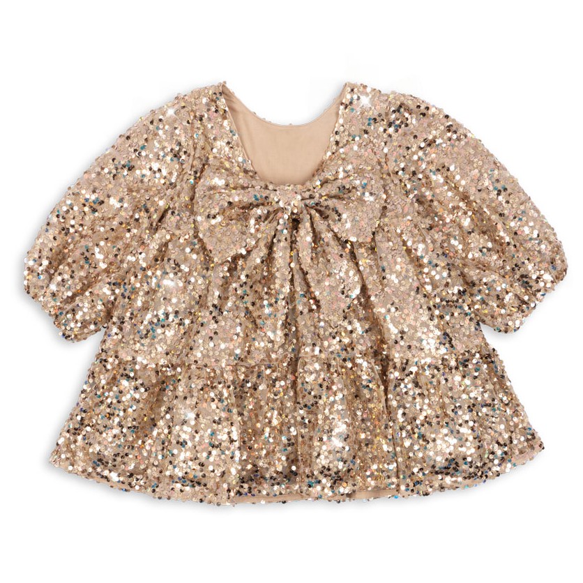 Lila Sequins Bow Dress