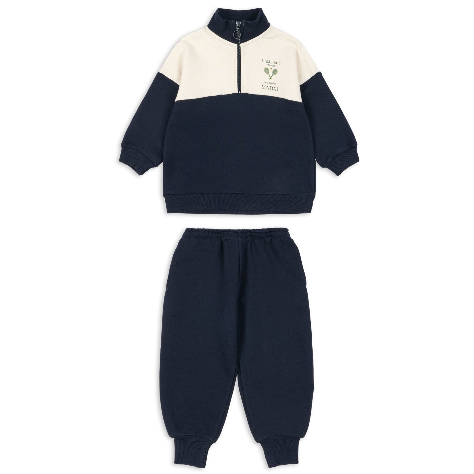 Loupy Lou Half Zip & Sweatpants Total Eclipse