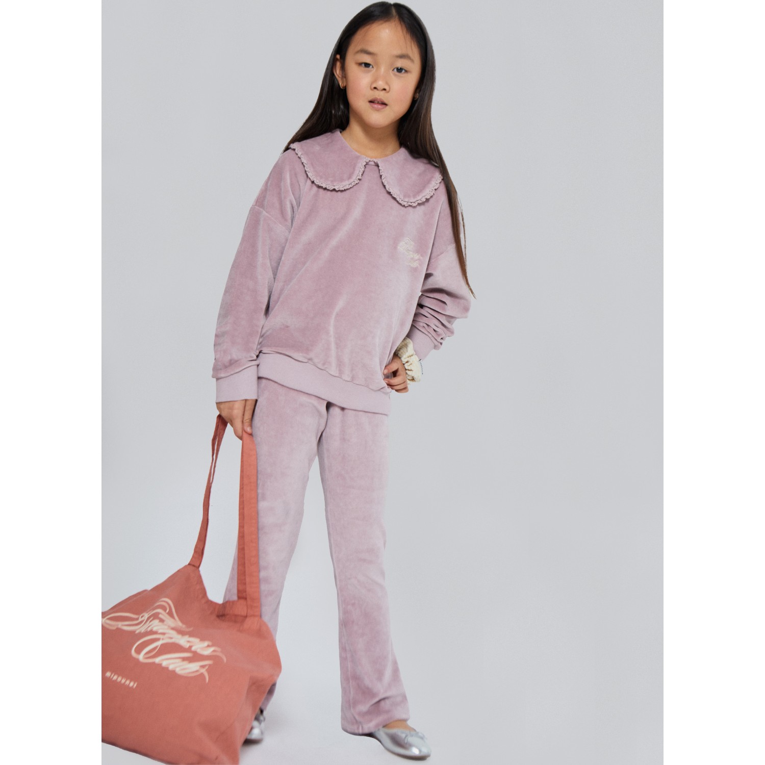 Aurora Velvet Sweatshirt & Velvet Pant Mauve