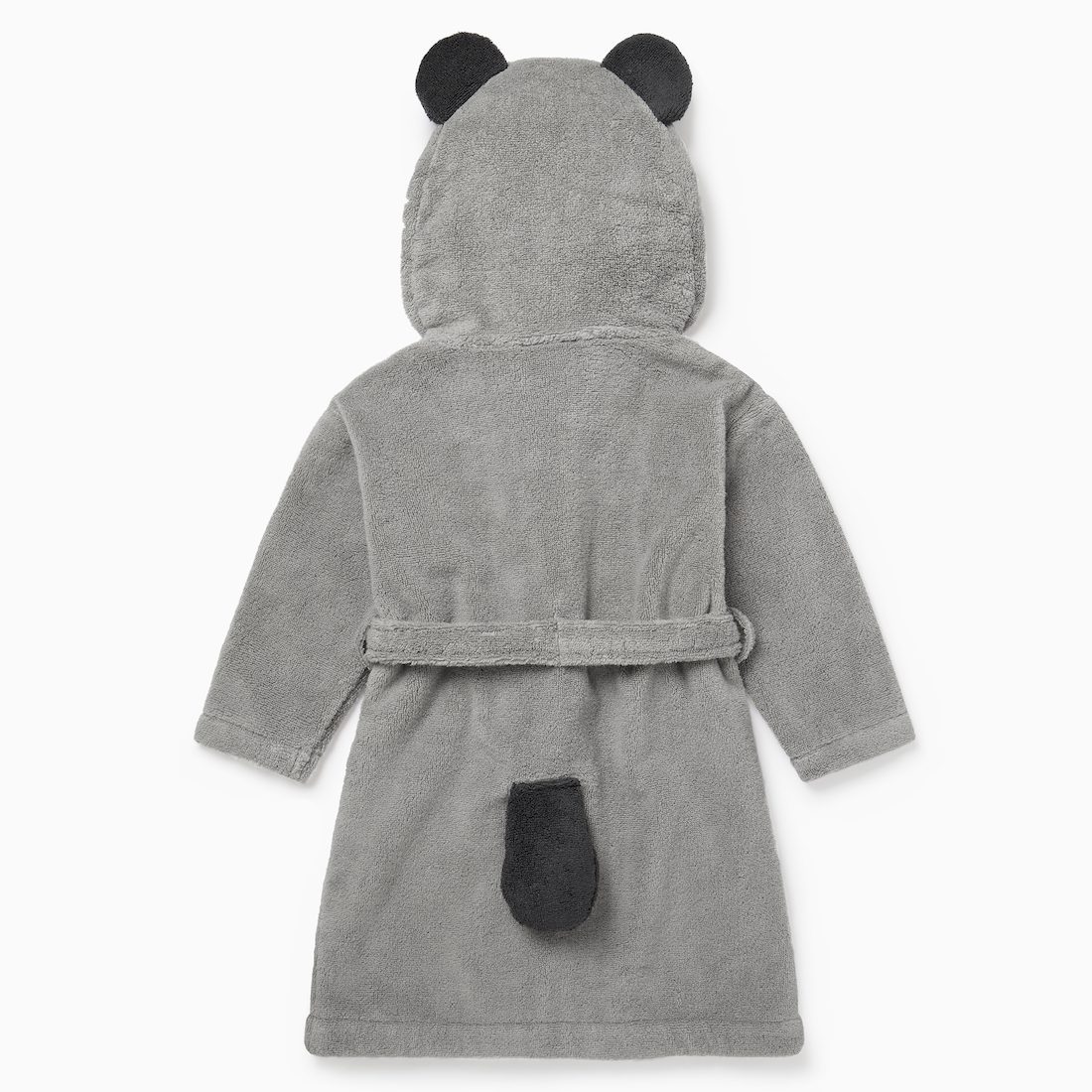 Hooded Bath Robe | Panda Grey