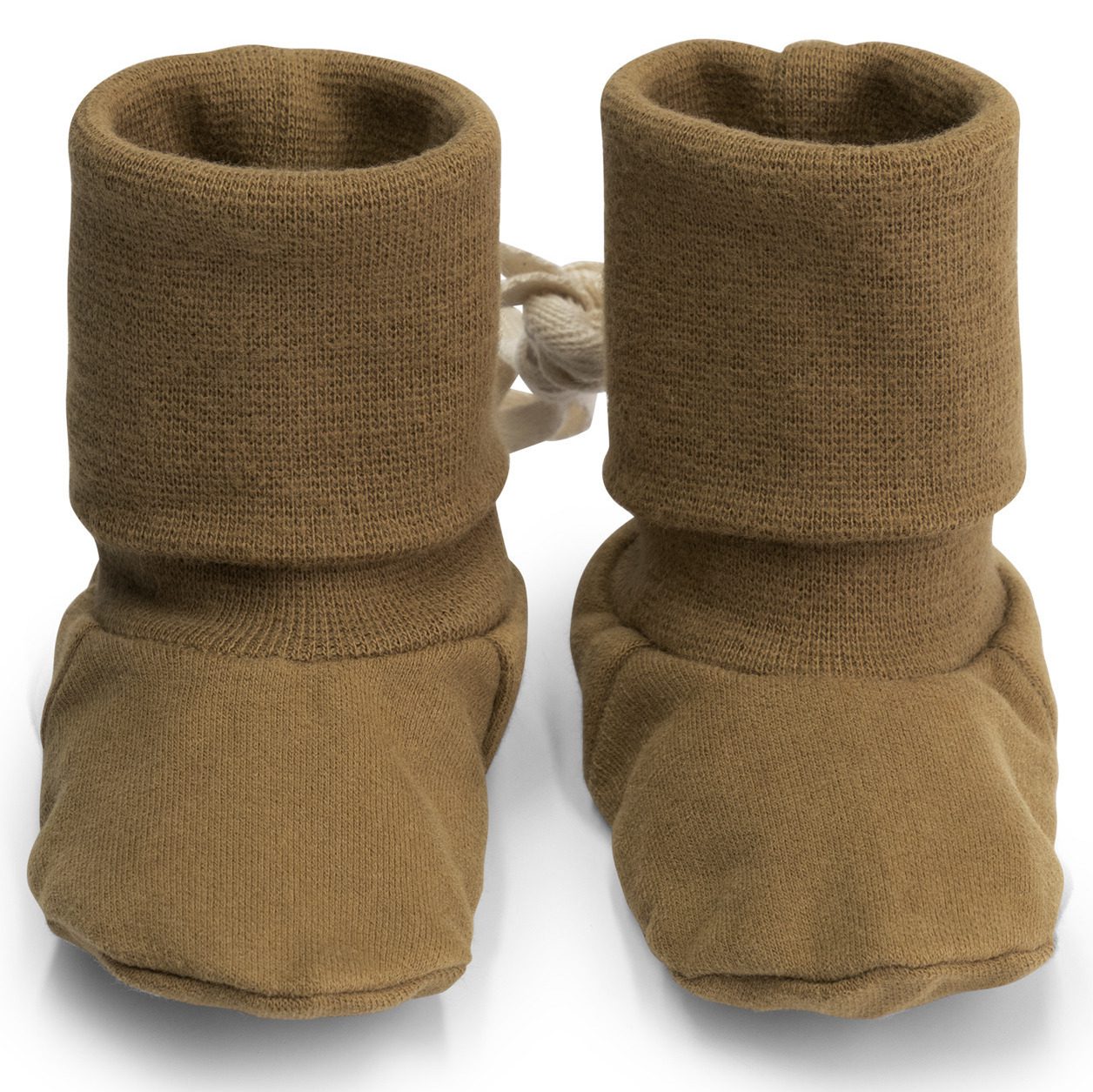 Baby Ribbed Booties | Peanut
