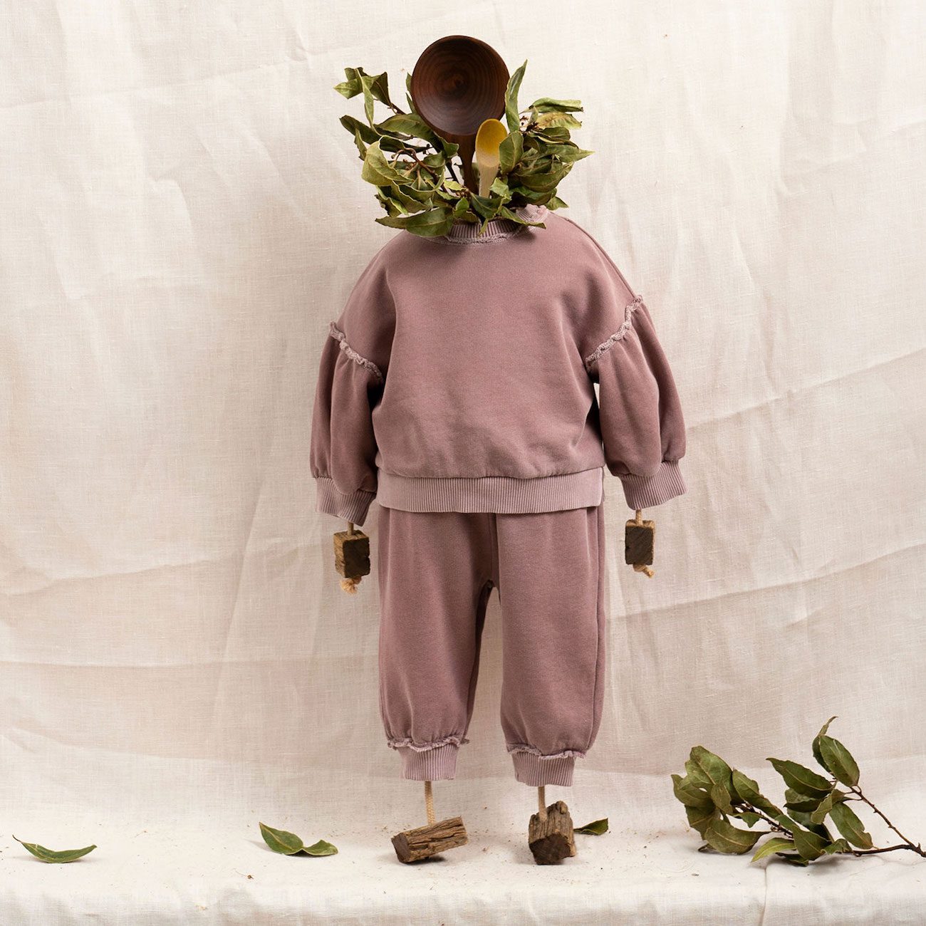 Naturally Dyed Set | Eggplant