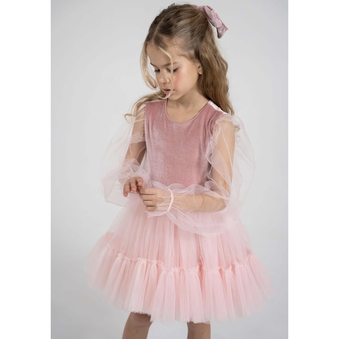 Grace Pink Rose Tutu Dress