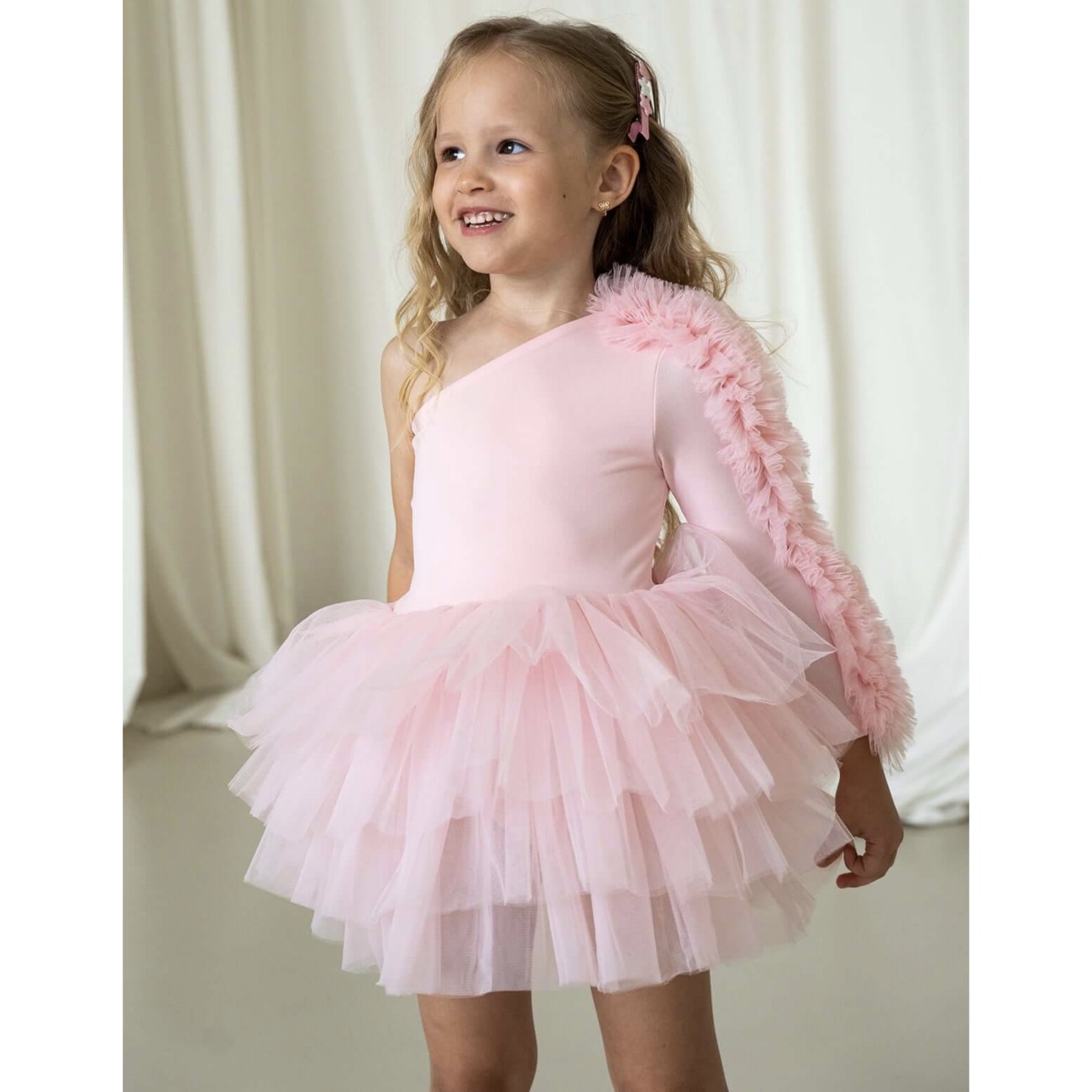 Bella Pink Rose Tutu Dress