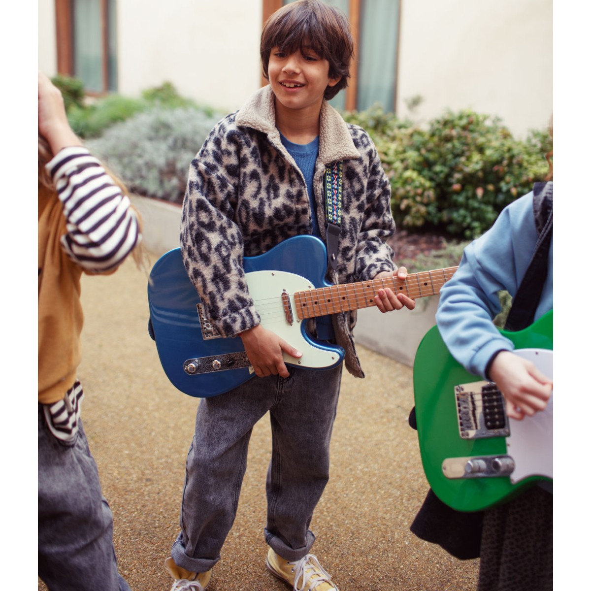 Jacket Ecru W/ Animal Print