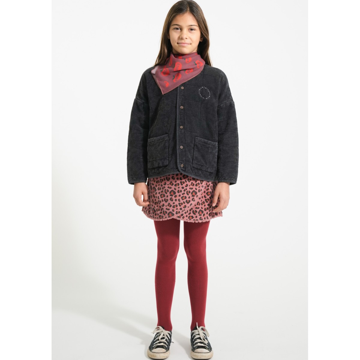 Paded Jacket Washed Black W/ 