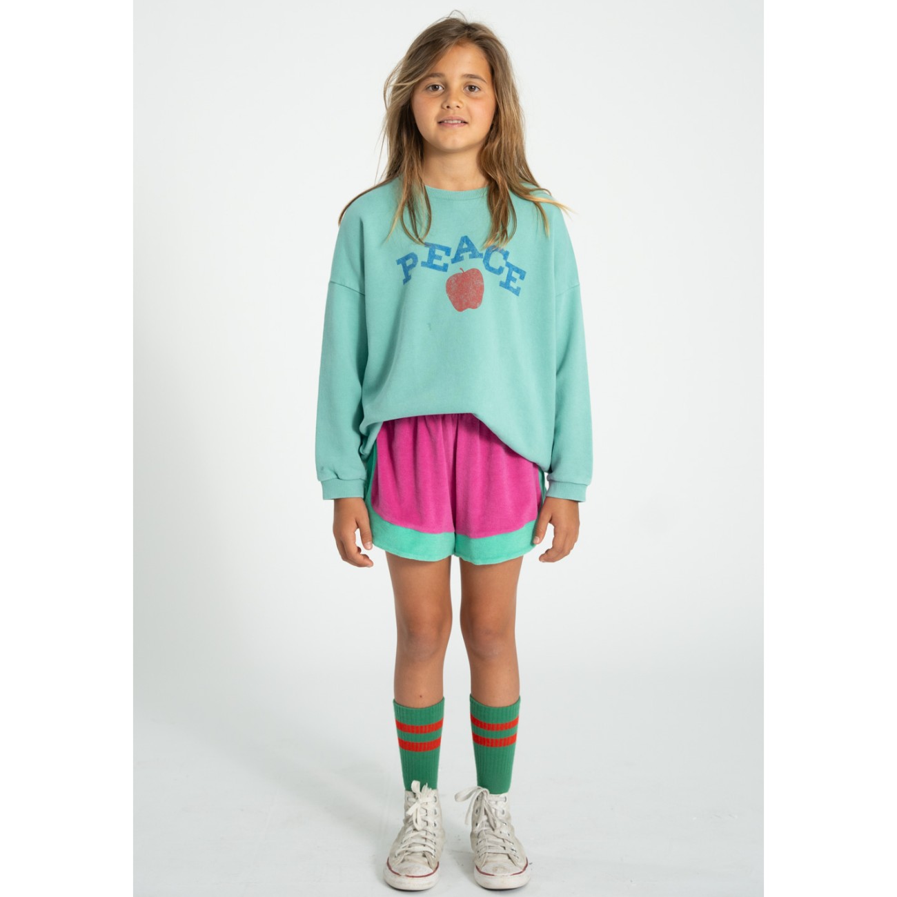 Shorts Fuchsia & Green