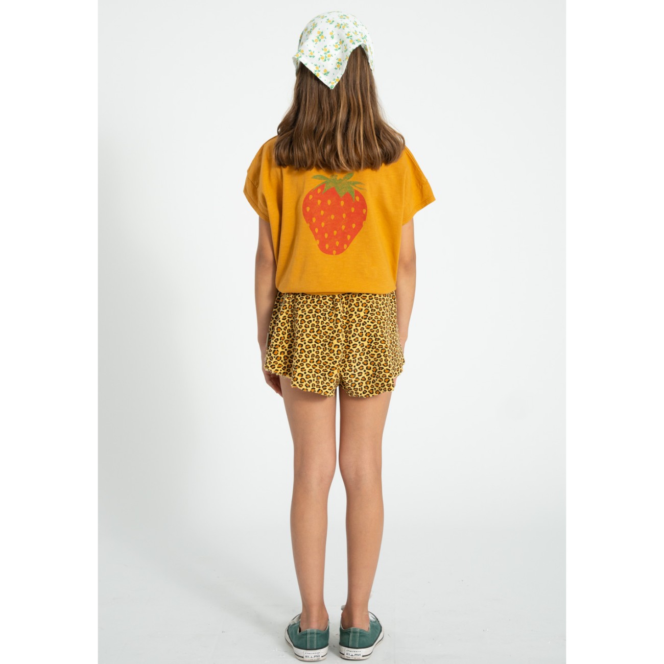 Shorts Mustard Animal Print