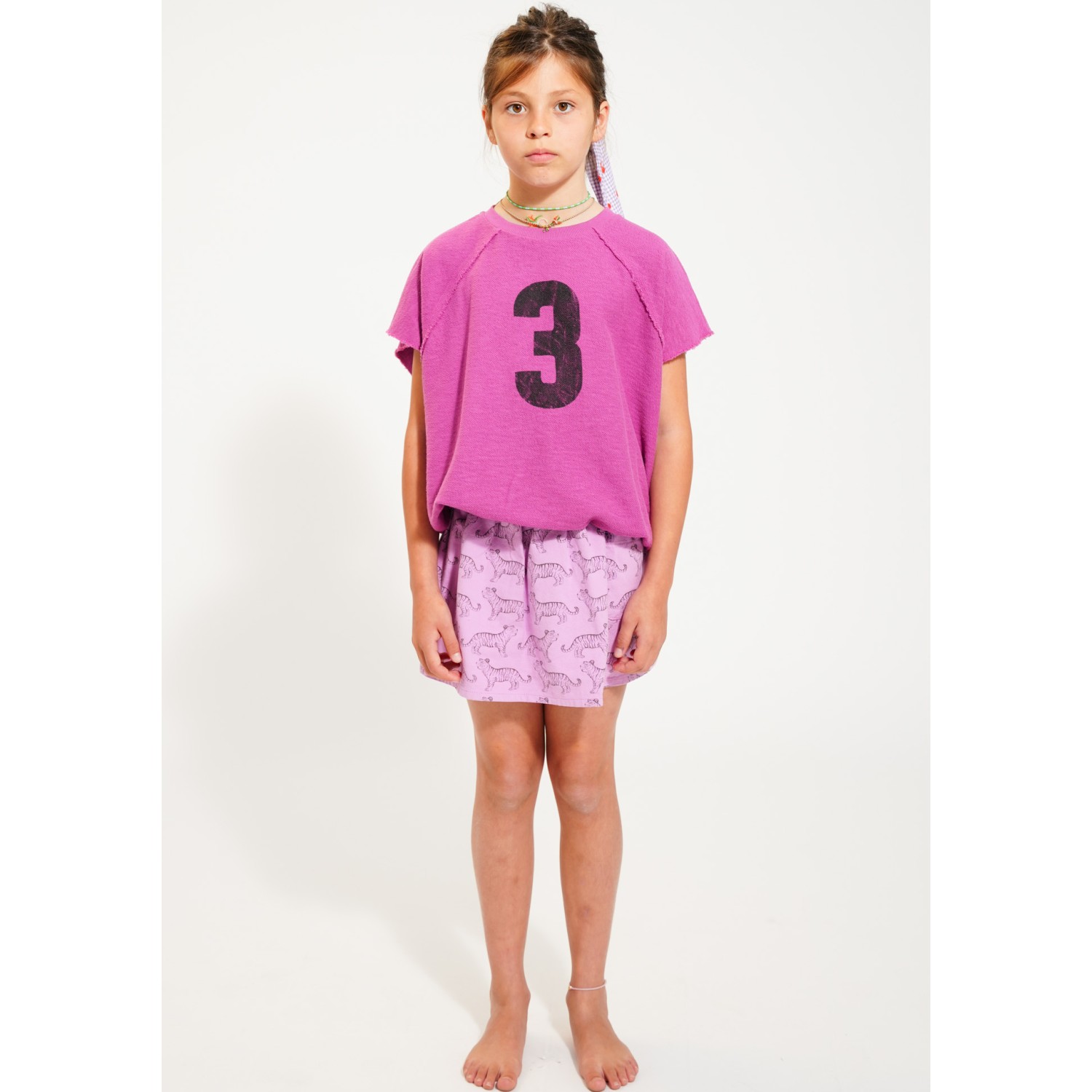 Sleeveless Sweatshirt | Fuchsia W/ 