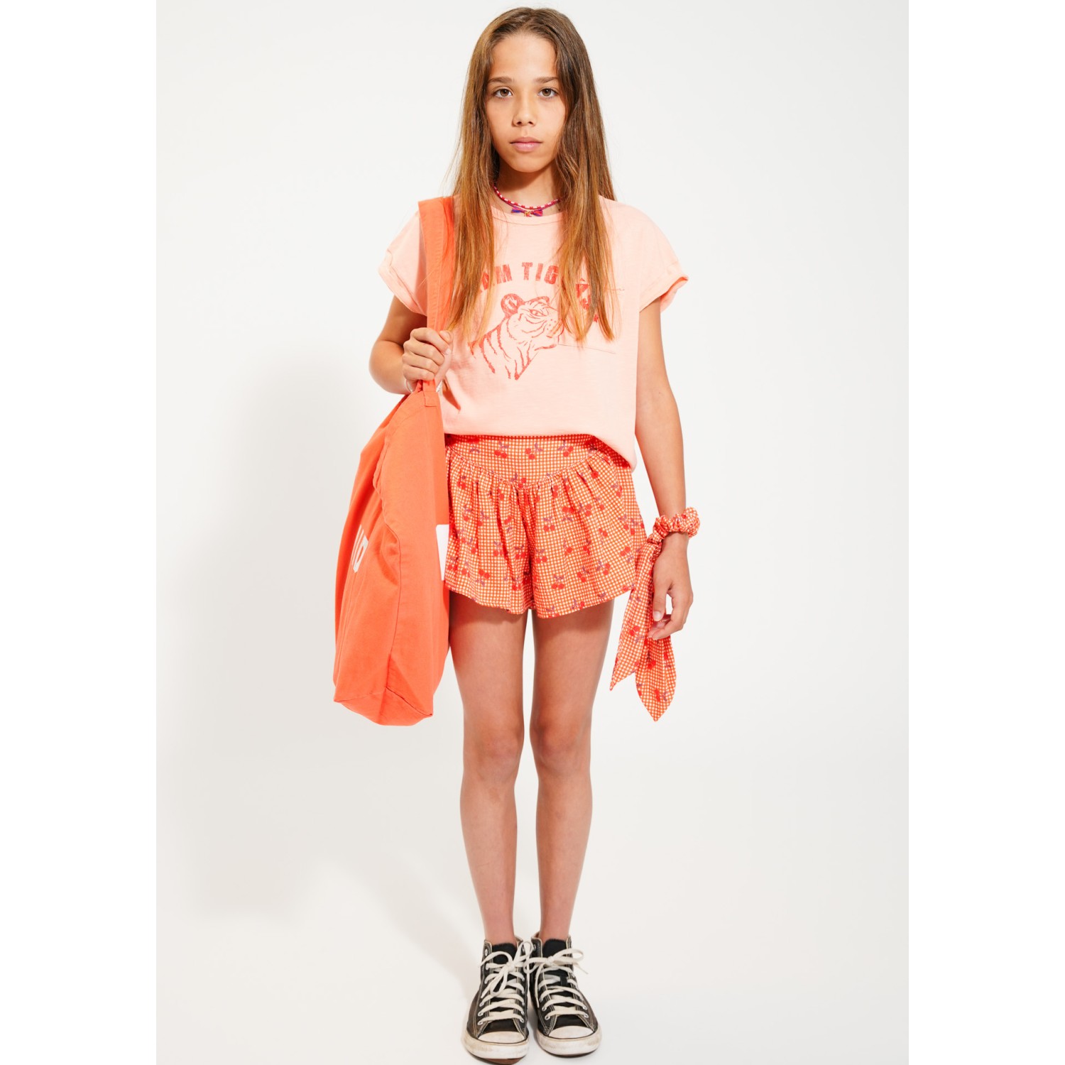 Tshirt | Pink W/ Tiger Print