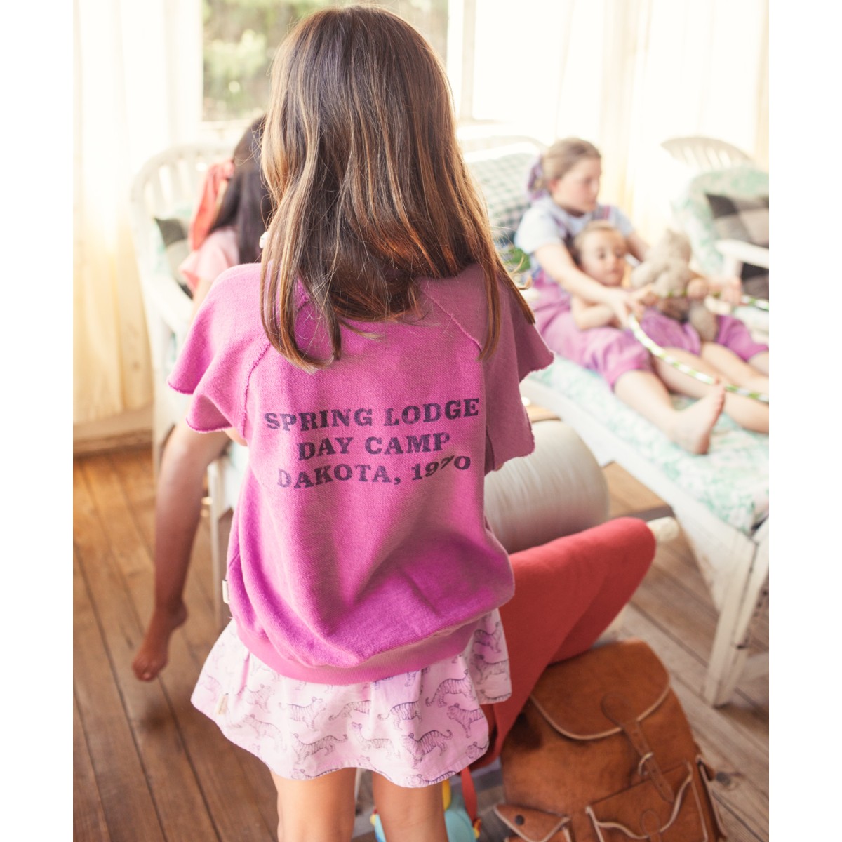 Sleeveless Sweatshirt | Fuchsia W/ 