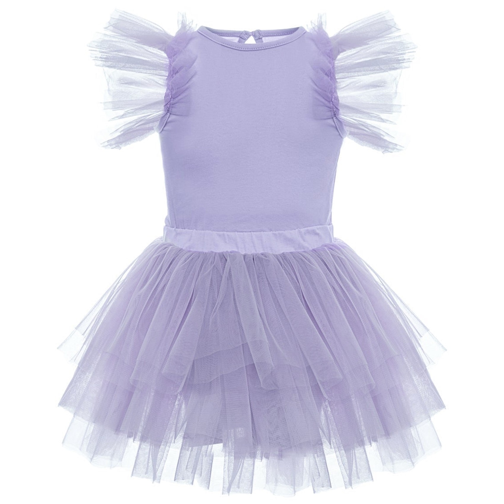 Breeze Purple Bloom Tutu Dress