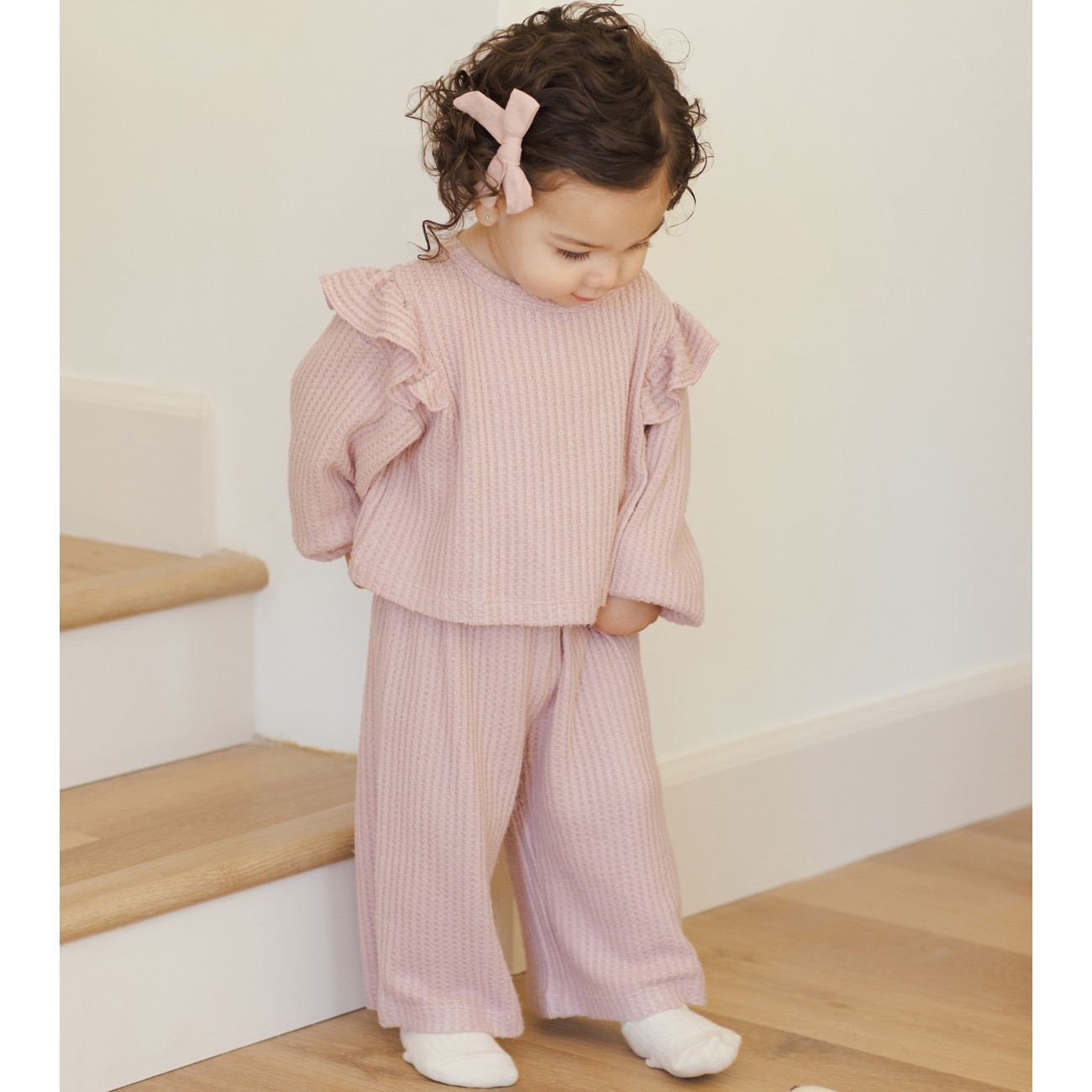 Ruffle Cozy Set Rose