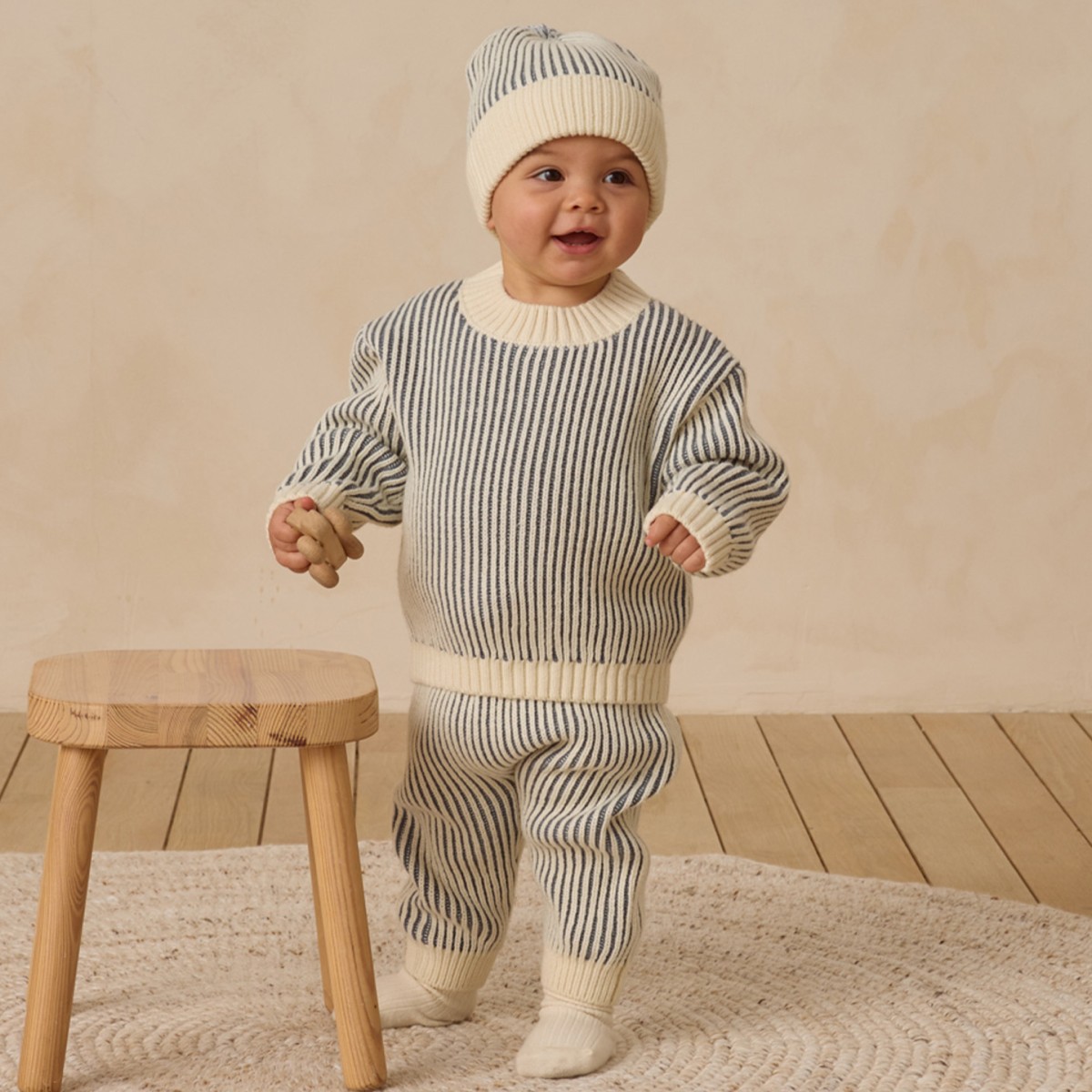 Chunky Knit Sweater & Pants Ocean