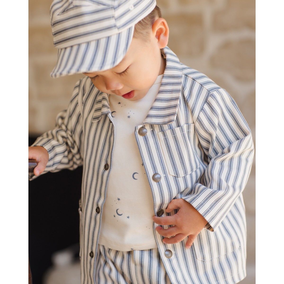 Boxy Tee Sun, Moon & Stars