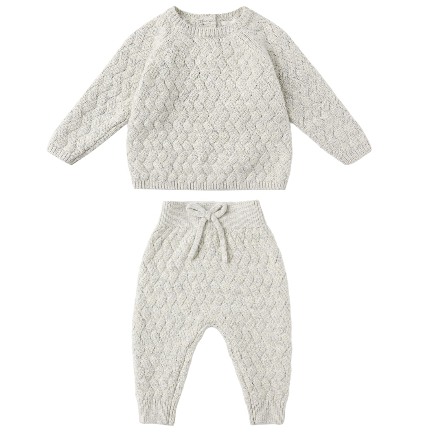 Knit Sweater & Knit Pant Heathered Blue