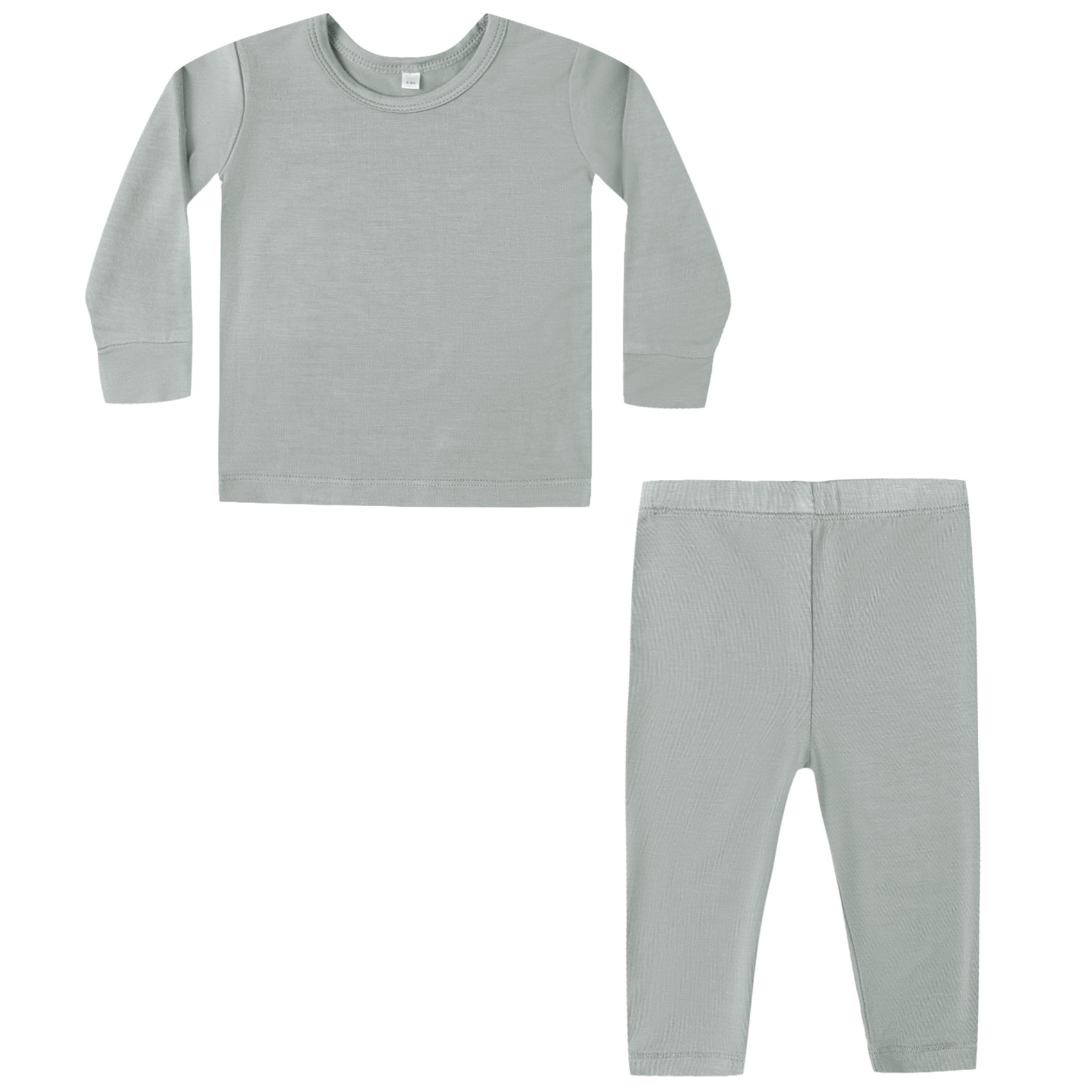 Bamboo Pajama Set Steel Blue