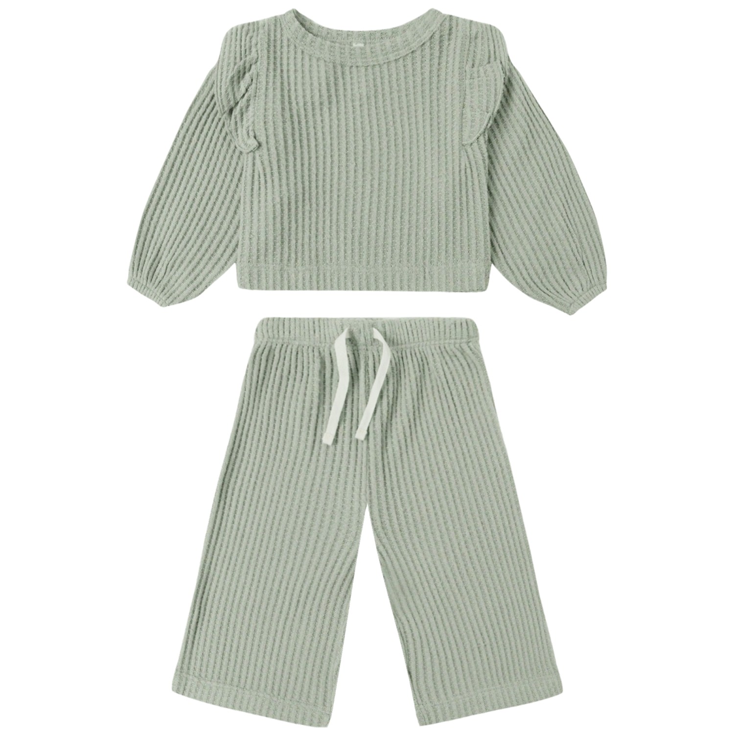 Ruffle Cozy Set Fern