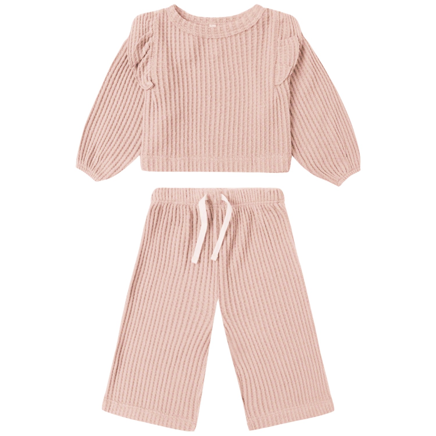 Ruffle Cozy Set Rose