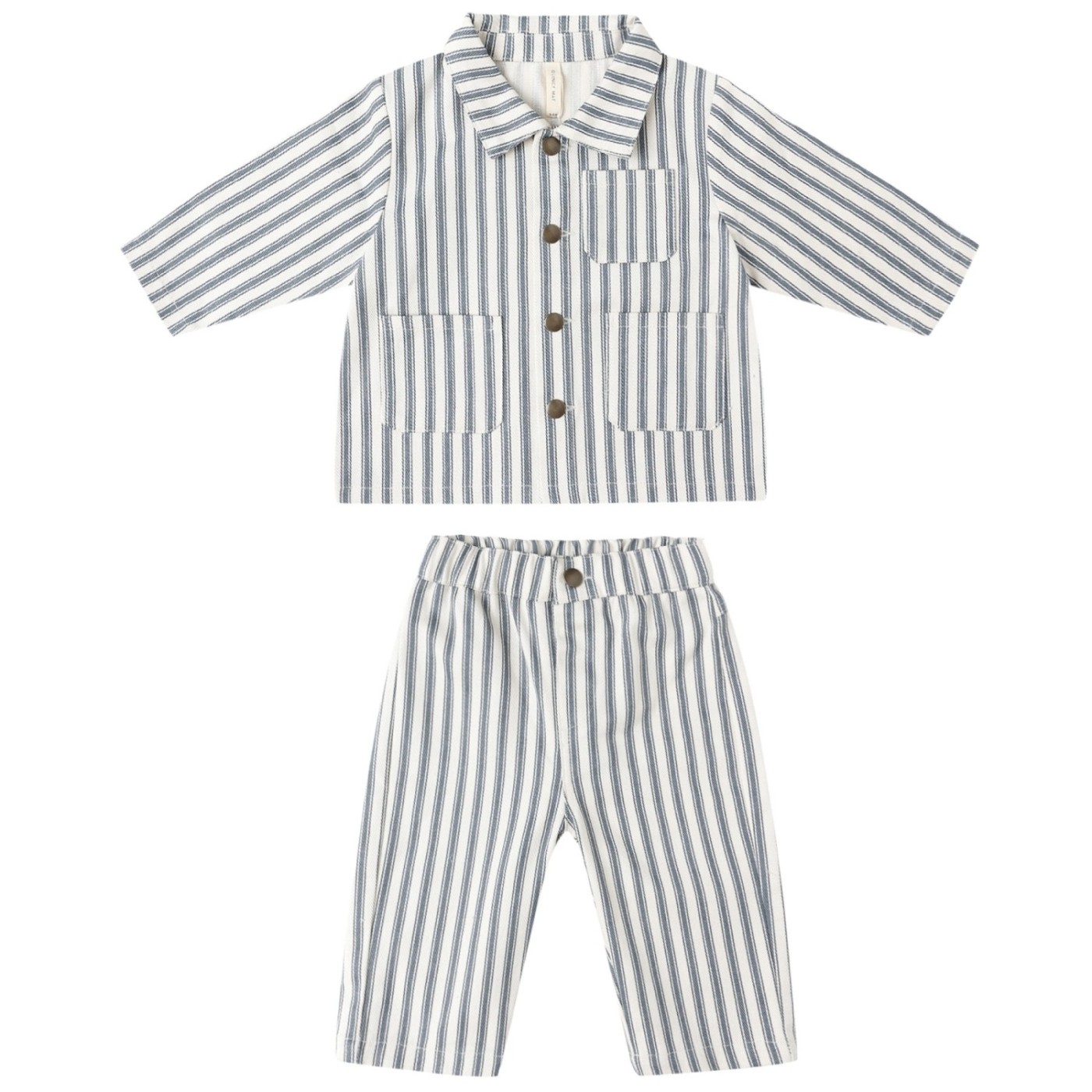 Utility Jacket & Grayson Pant Ocean Pinstripe