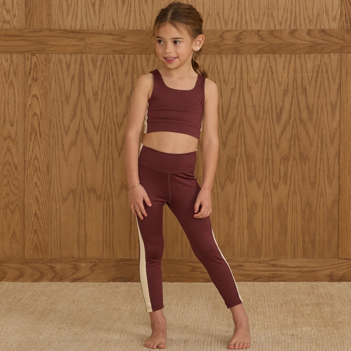 Swift Sports Bra & Basic Legging Burgundy