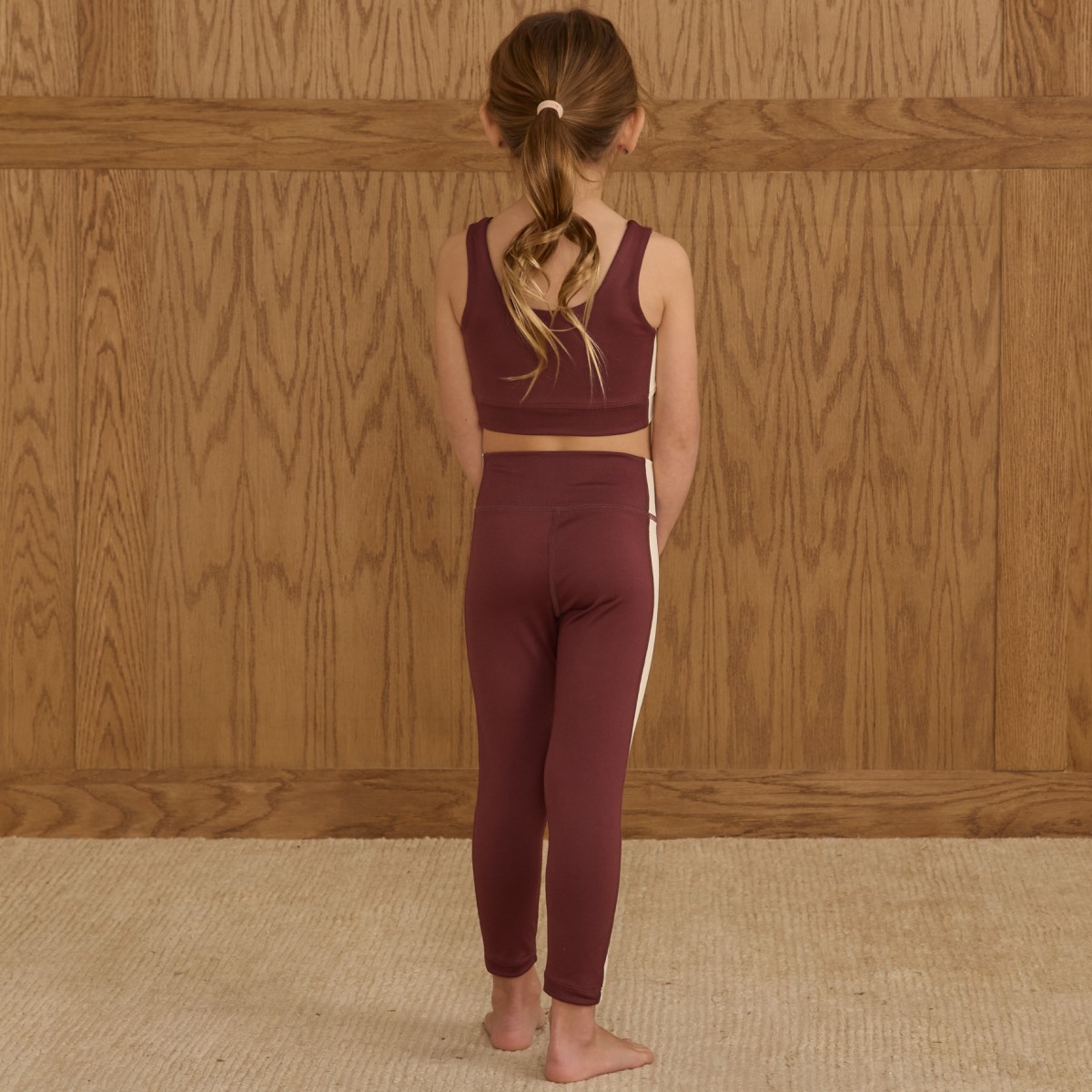 Swift Sports Bra & Basic Legging Burgundy