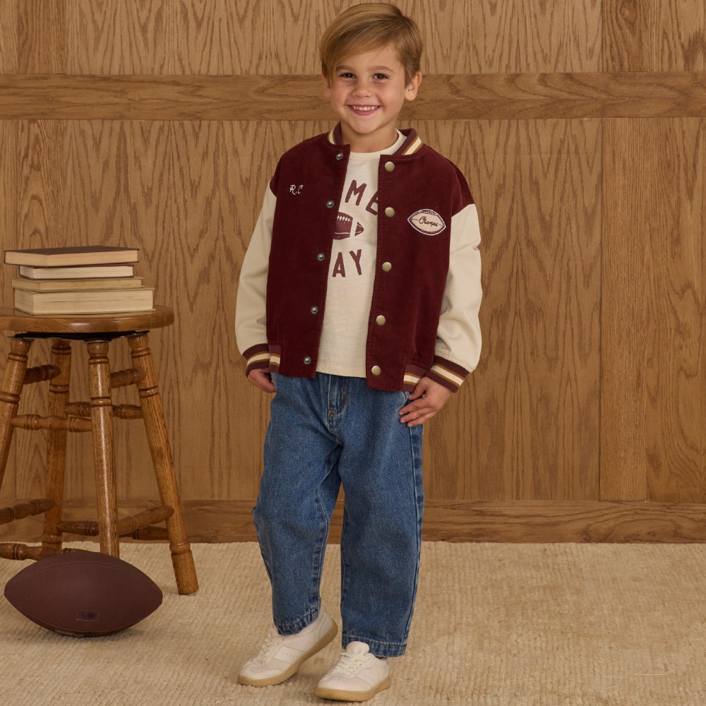 Varsity Jacket Burgundy