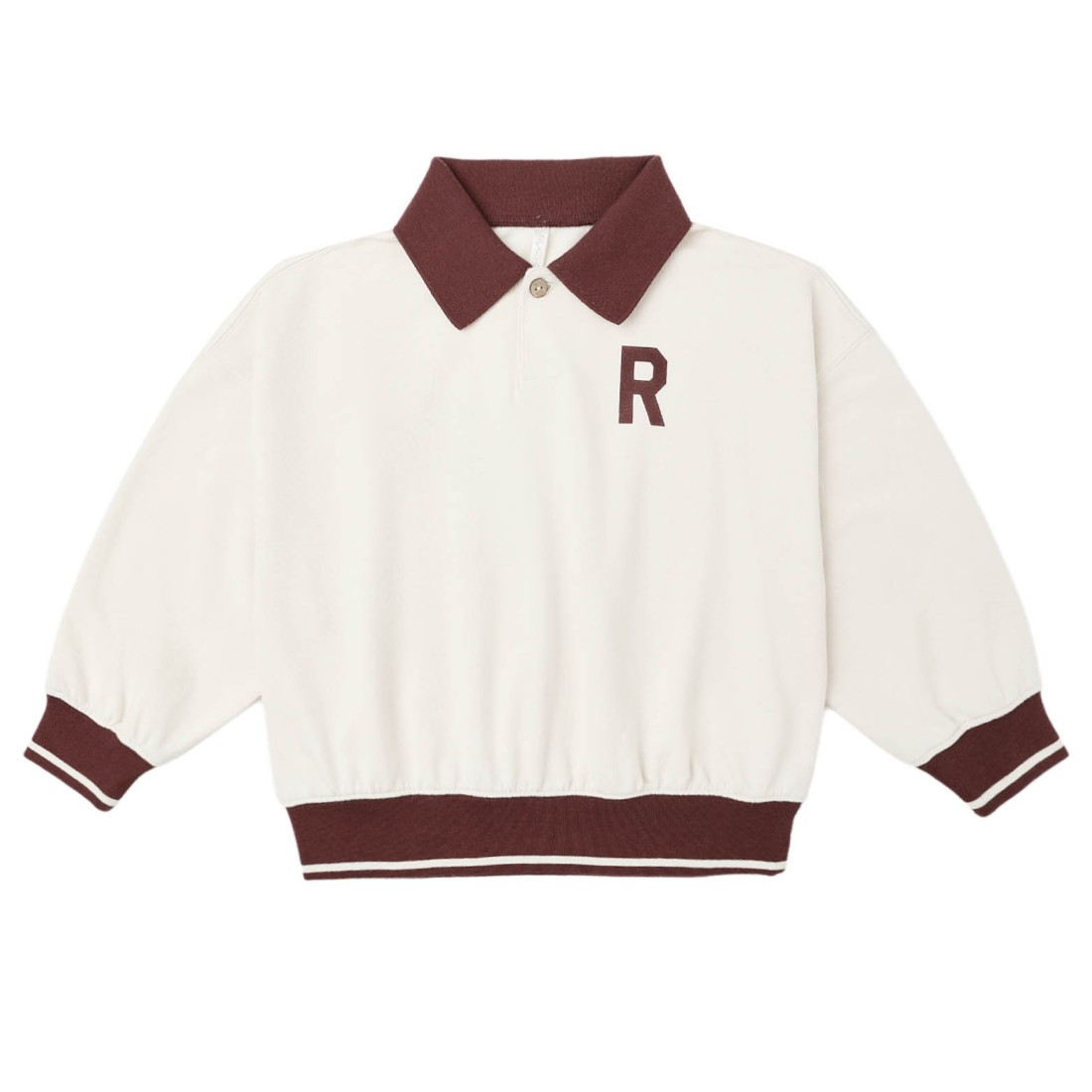 Collared Sweatshirt Natural