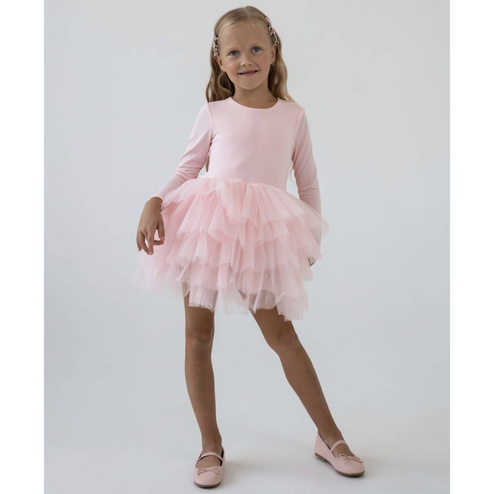 Loly Pink Roses Tutu Dress