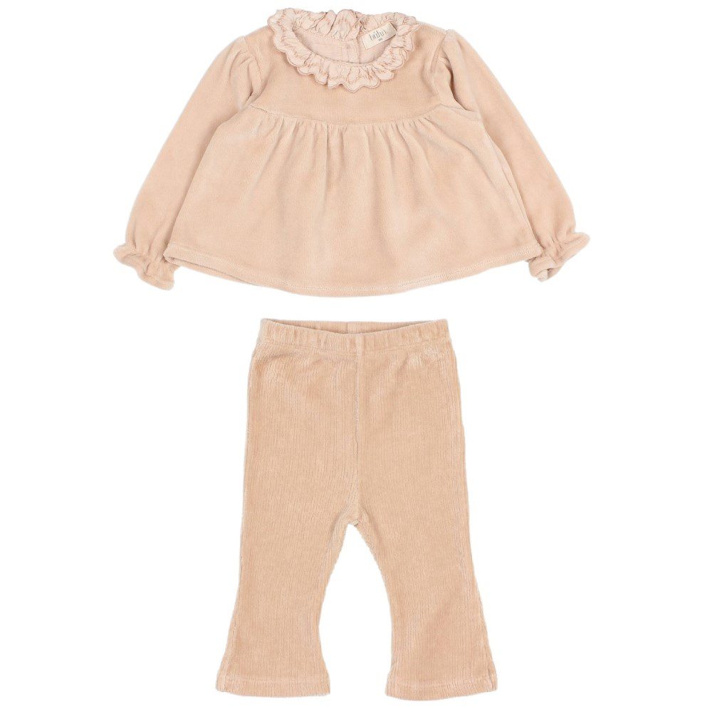 BB Velvet Top & Flare Pants