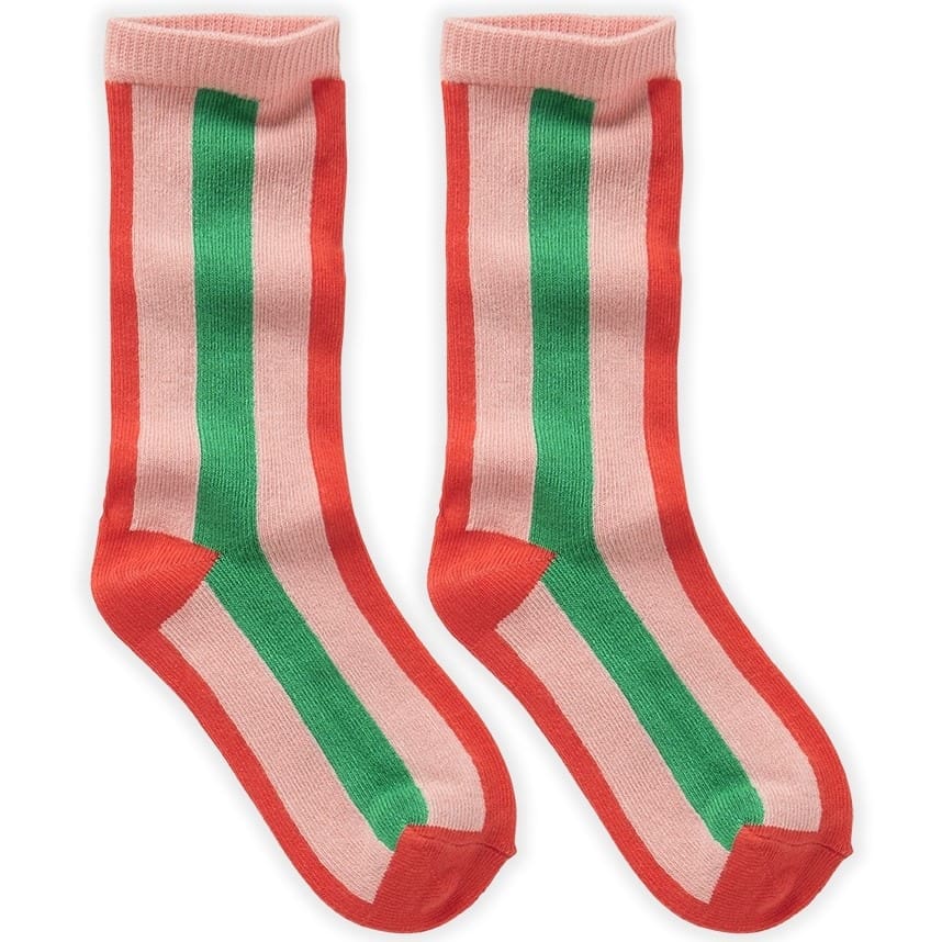 Socks Stripe Blossom