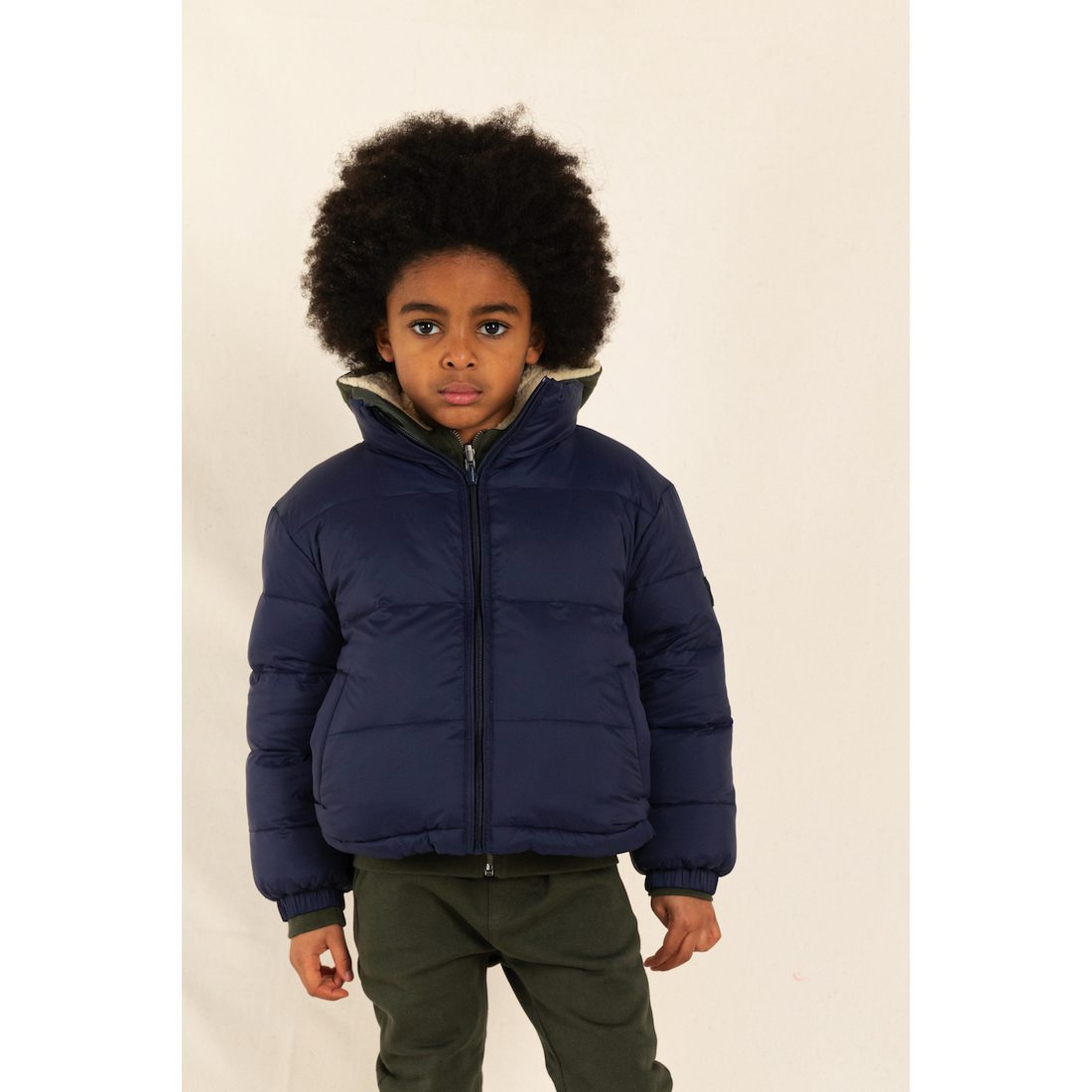 Snowty REVERSIBLE Navy/Dark Khaki