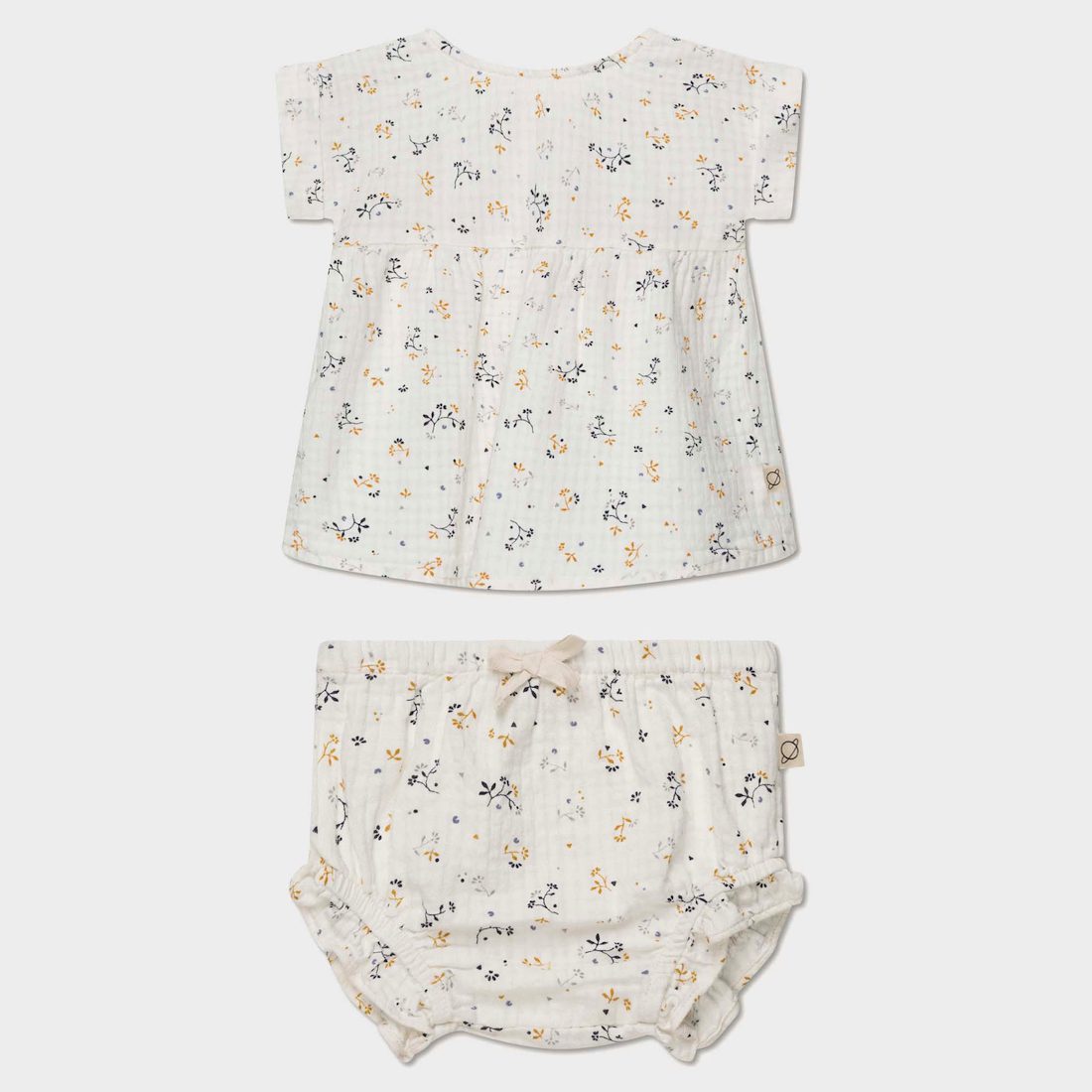 Valeria Muslin Baby Dress & Amara Bloomer Set