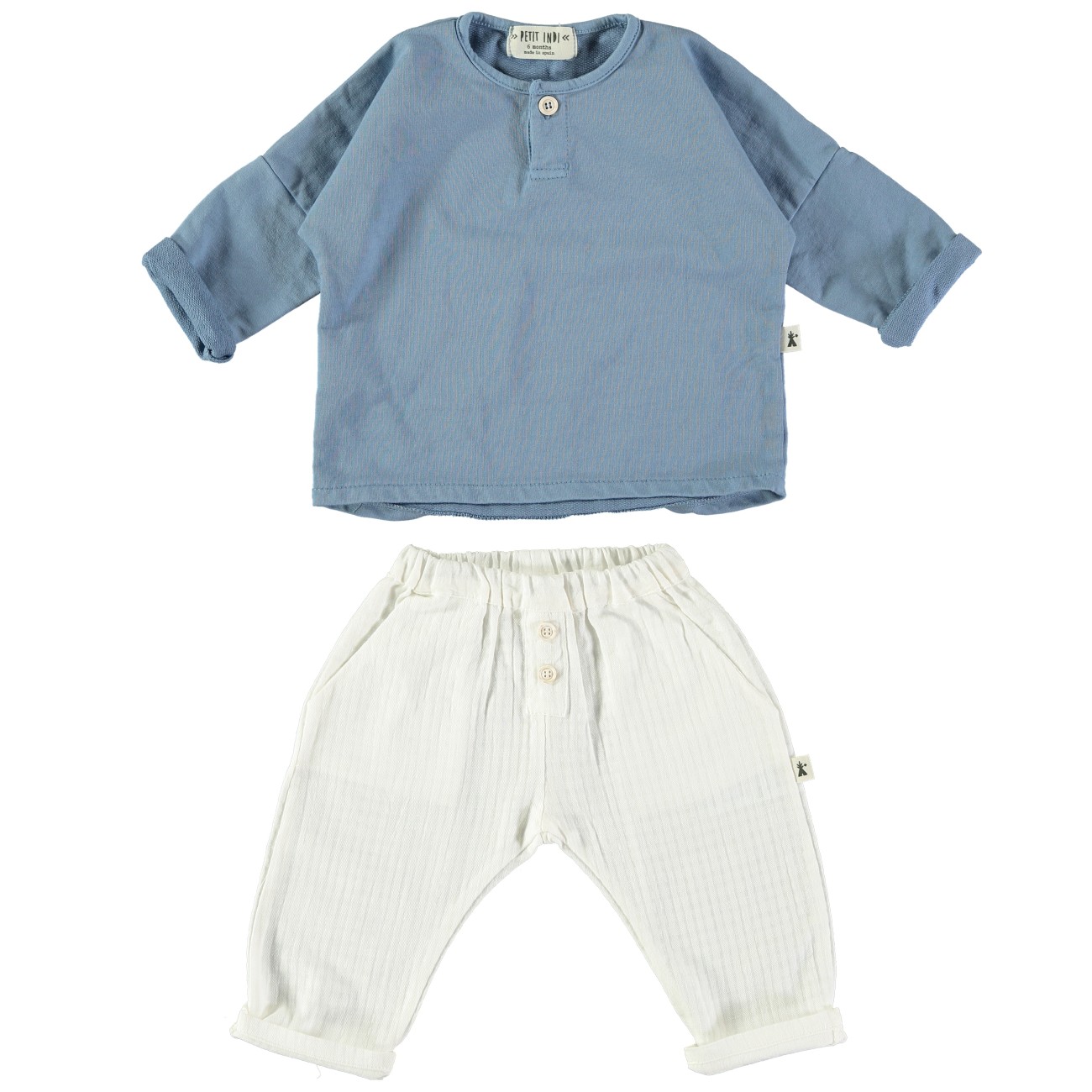 Blue L/S Top & Pants