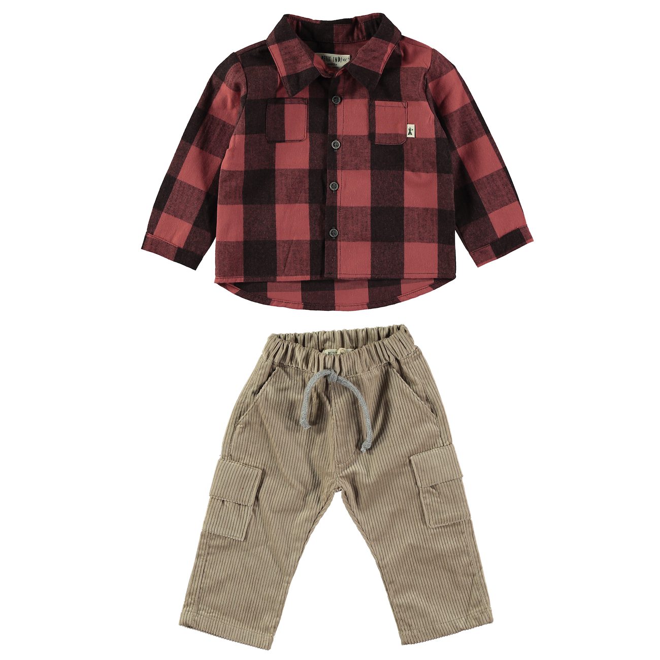 Poppies Shirt & Cargo Pants