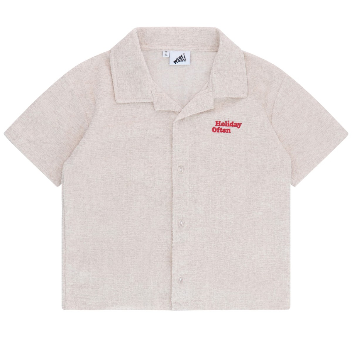 'Holiday Often' Towel Terry Shirt & Towel Terry Short