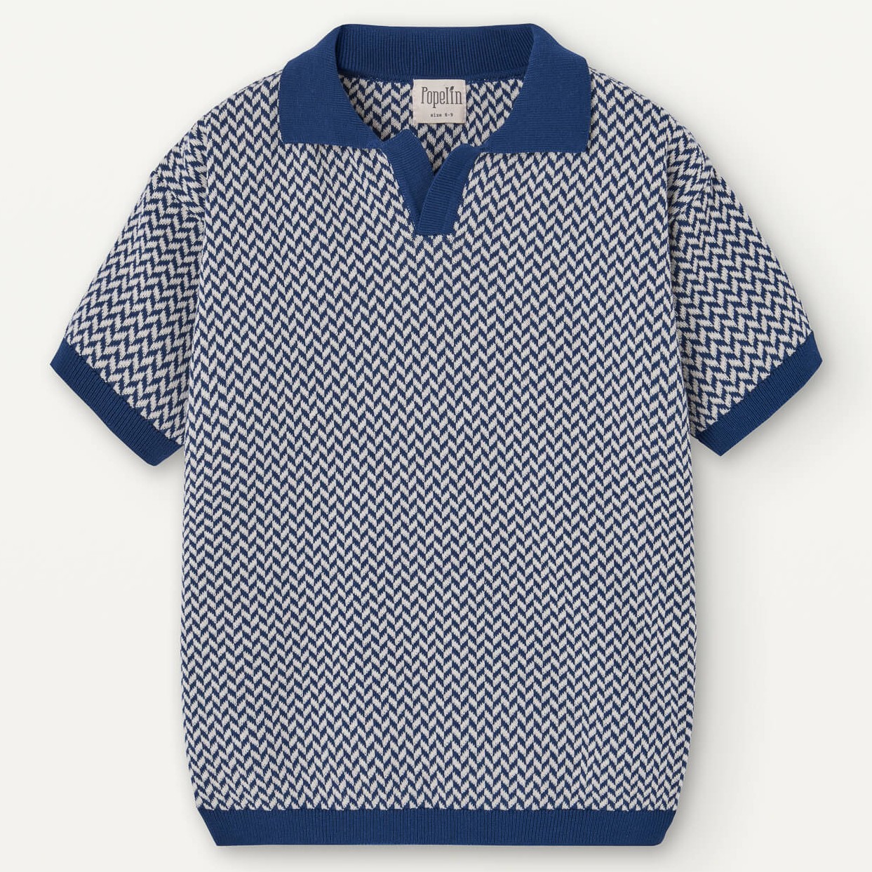 Navy Blue Knitted Jersey